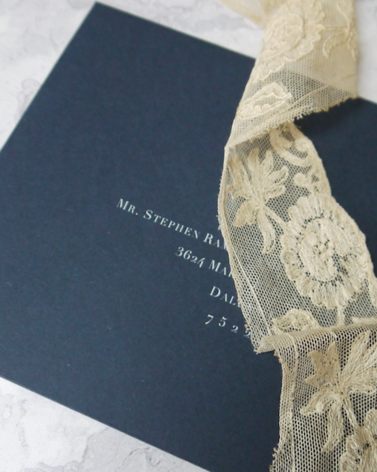 Printed Envelope Addressing – Elegant Guest & Return Address Printing
