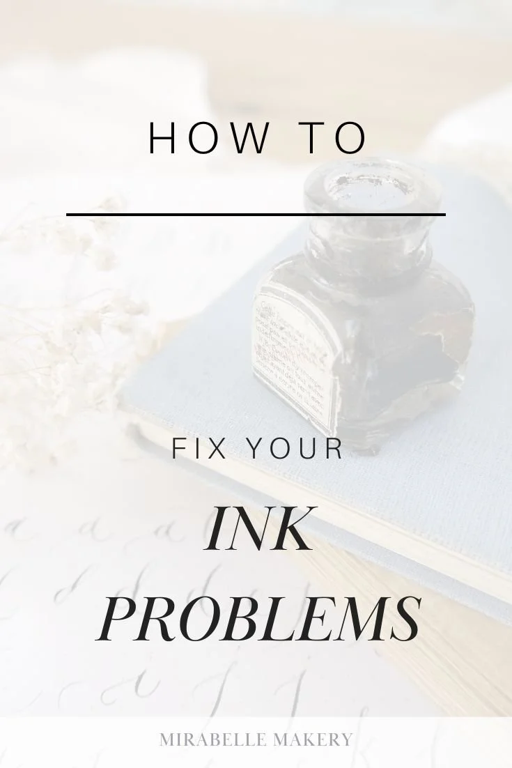 How to Fix your Ink Problems