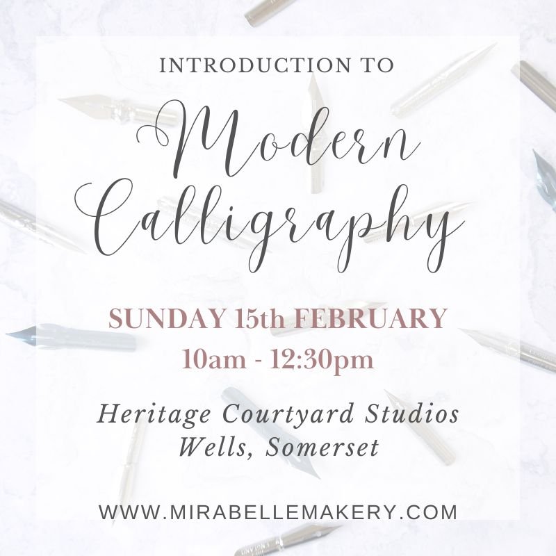 Modern Calligraphy Class 15/2/26