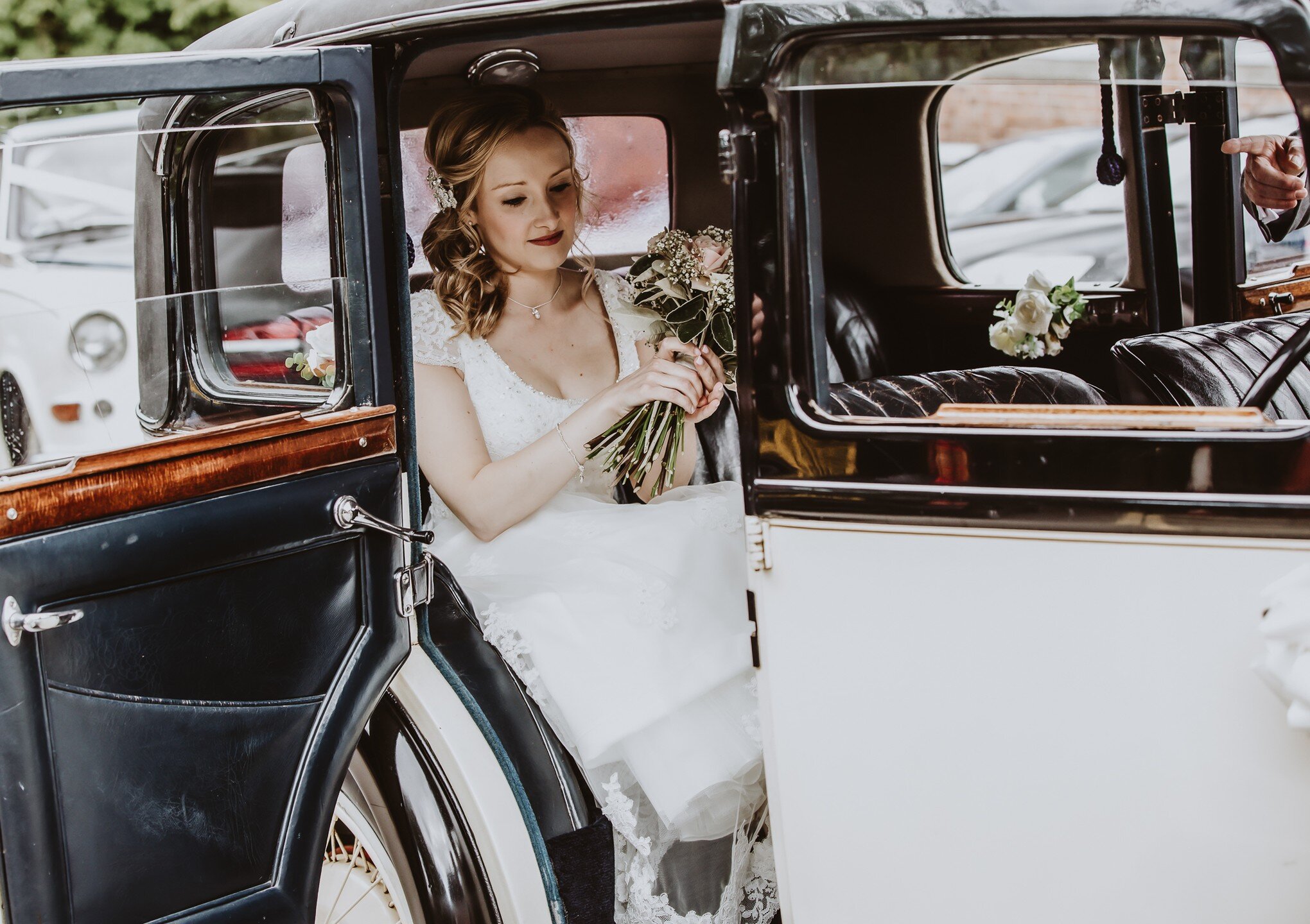 A little trip down memory lane :) just love this. Why do I love it? It was all to do with Hannah, the bride. Her warm friendly smile and she was so chilled and relaxed getting ready plus her dress was just gorgeous! I will show more. It was a beautif