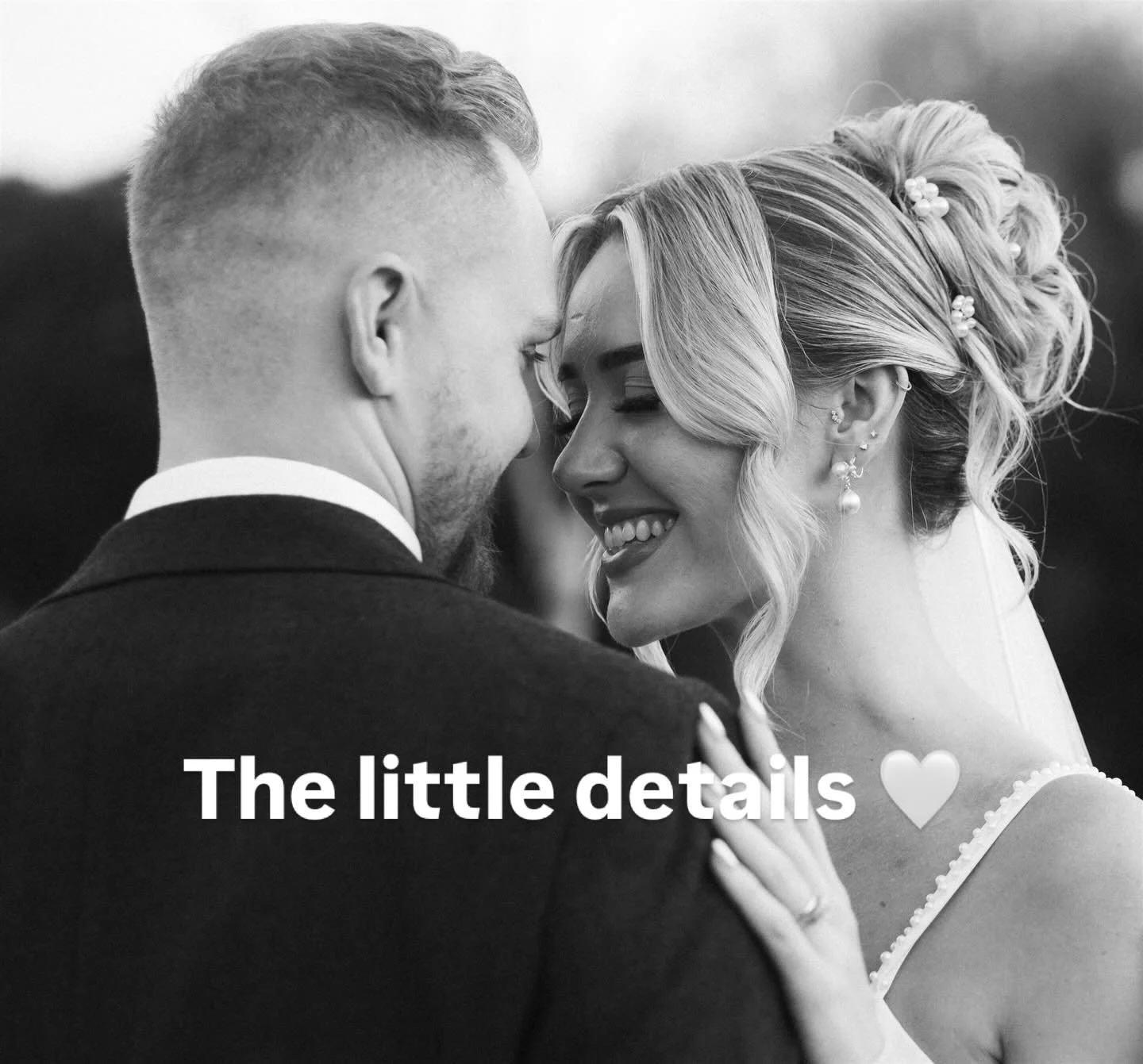 I just love getting close (but not too close), it&rsquo;s more intimate,frames what I want to create and I do this to just highlight the little details, such as earrings, a ring, or the intricate hair detail.  Each and every piece is part of the whol