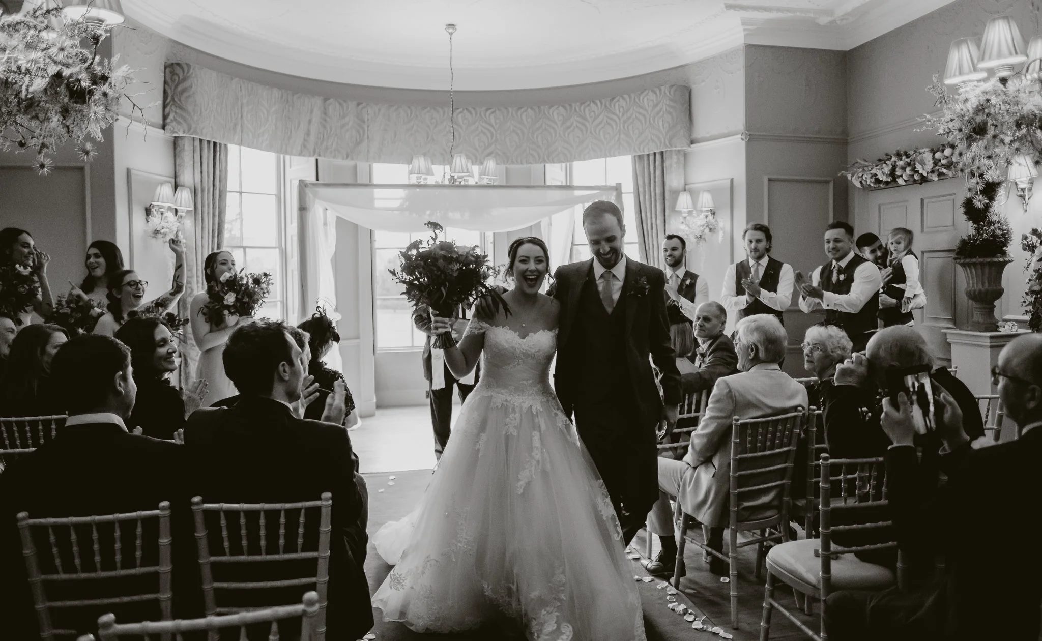 A Joyful Winter Wedding at Washingborough Hall | Jess &amp; Callum