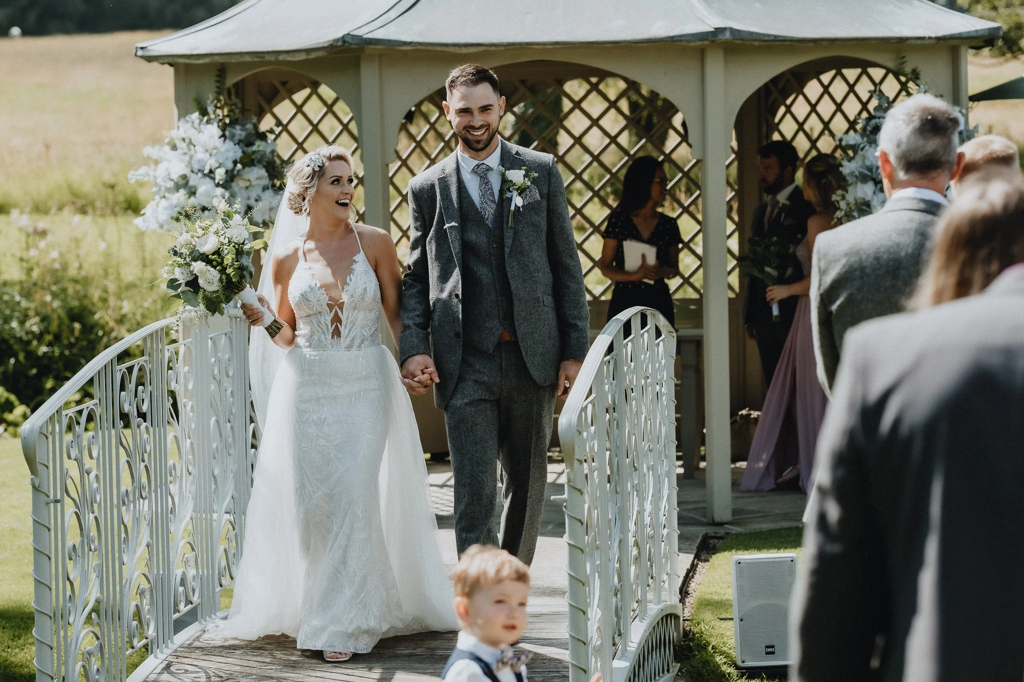 A Beautiful Outdoor Wedding at Longstowe Hall with a Relaxed Documentary Style