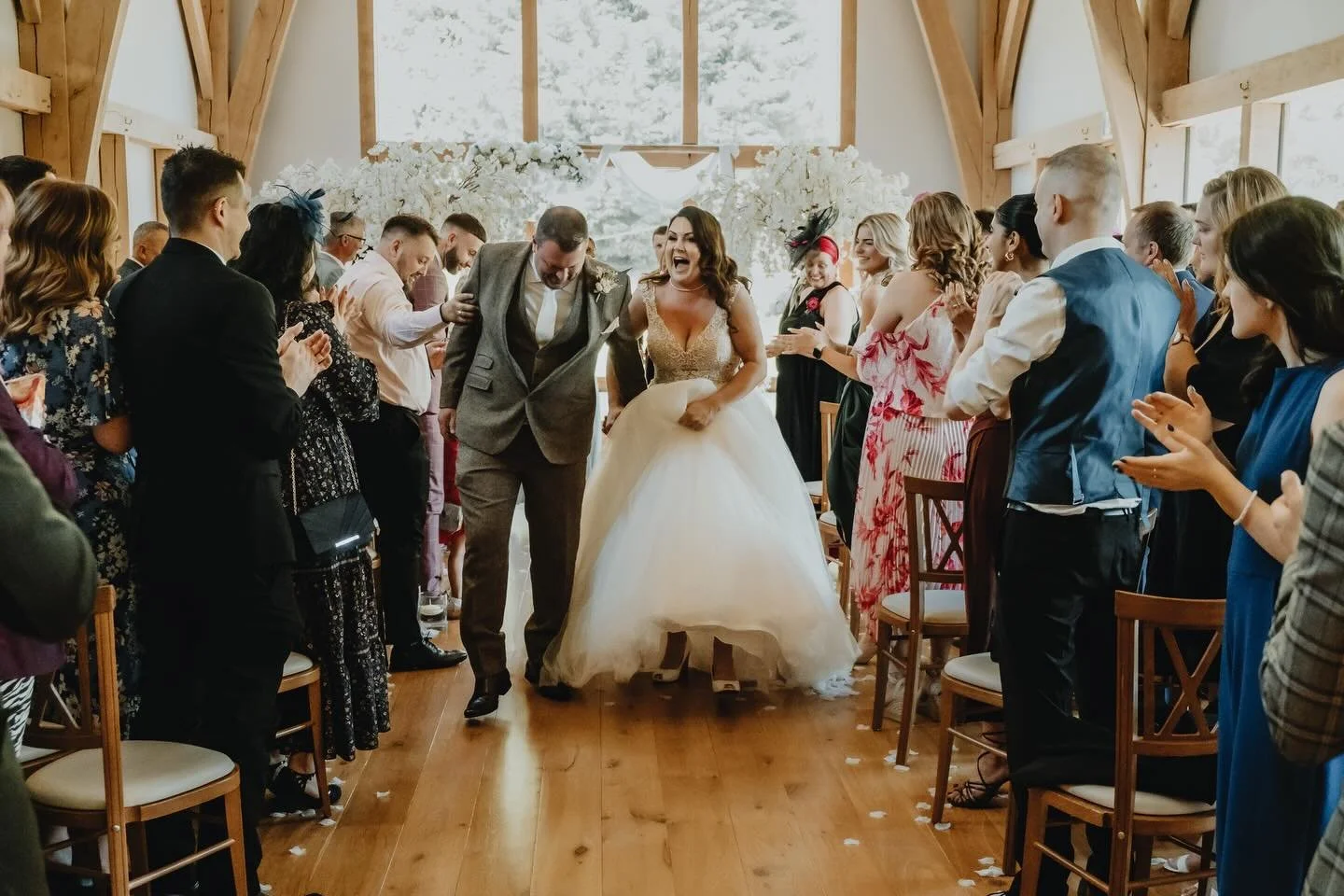 A truly fun wedding to be a part of @themillbarnsvenue 🤍 a fun loving bride full of smiles from start to finish. 

#documentaryweddingphotographer 
#millbarnsweddingvenue