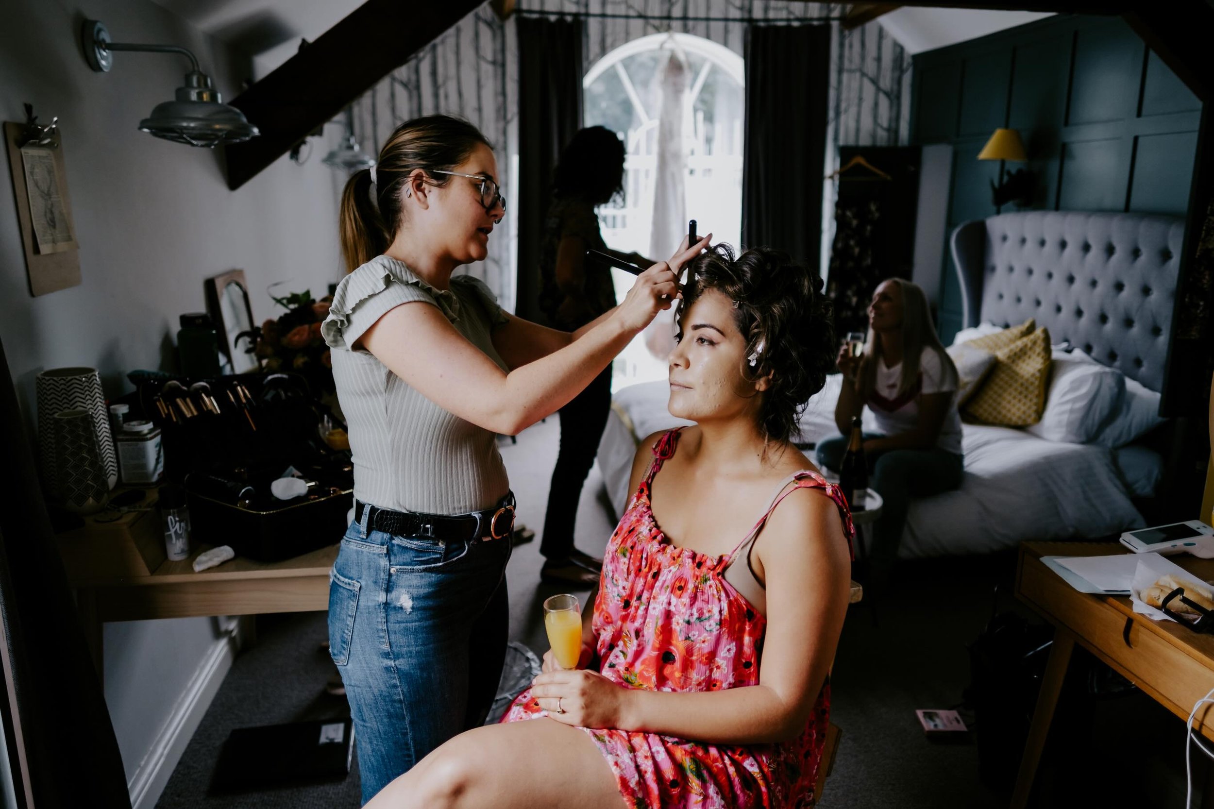 Bridal preparations don&rsquo;t need to be perfectly tidy or carefully staged to be meaningful.

Some of my favourite moments happen naturally in the middle of everything, the nerves, the laughter, the quiet pauses, family moving around in the backgr