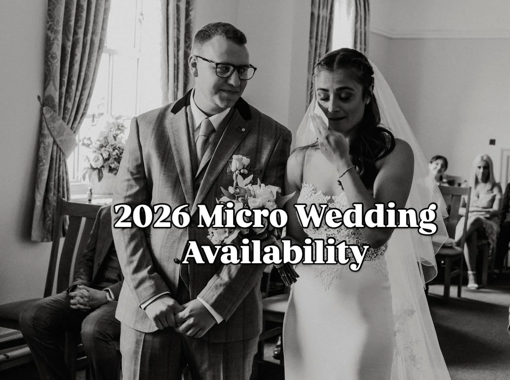 ✨ Last Remaining Micro Wedding Dates for 2026 ✨
If you&rsquo;re planning a small, meaningful wedding in 2026 and still looking for a photographer, I have a limited number of dates remaining for intimate celebrations.

From relaxed registry office cer