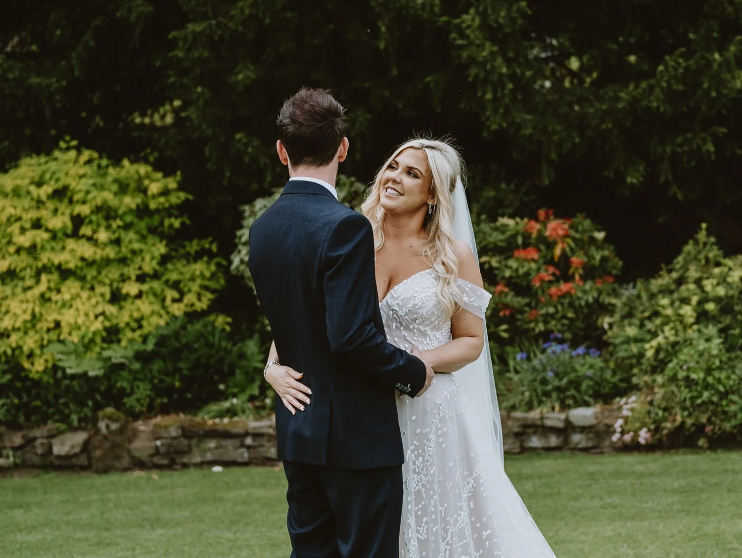  Bride and groom at The Ashes Barn wedding 