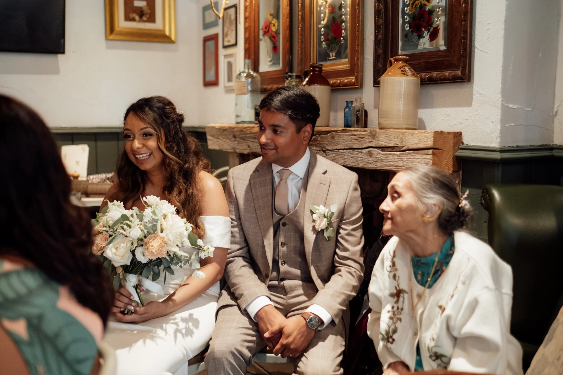 A Rainy Summer Micro Wedding at Bridgford Hall | Riddhi &amp; Vivek