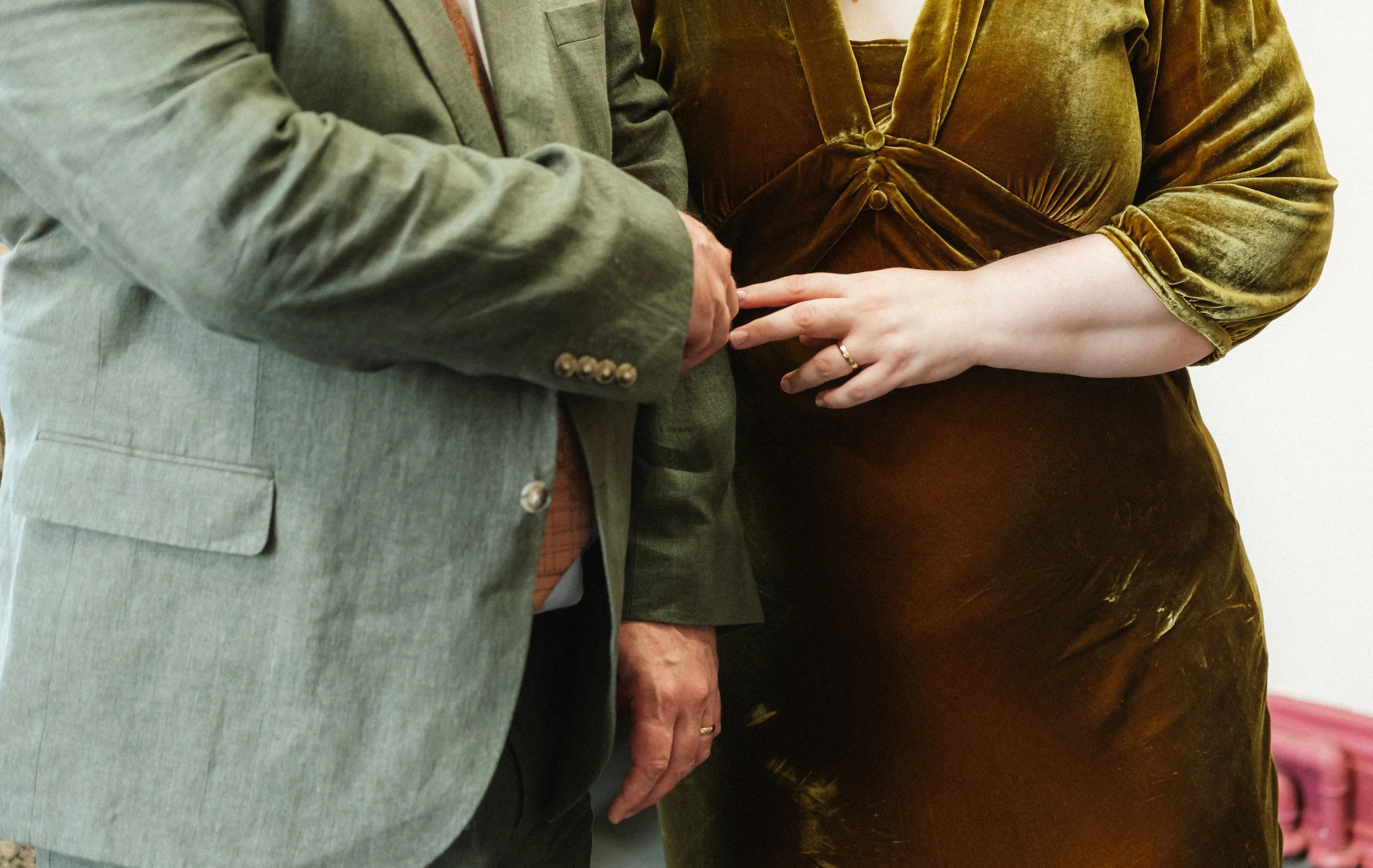 an intimate wedding ceremony at Coalville Registry Office