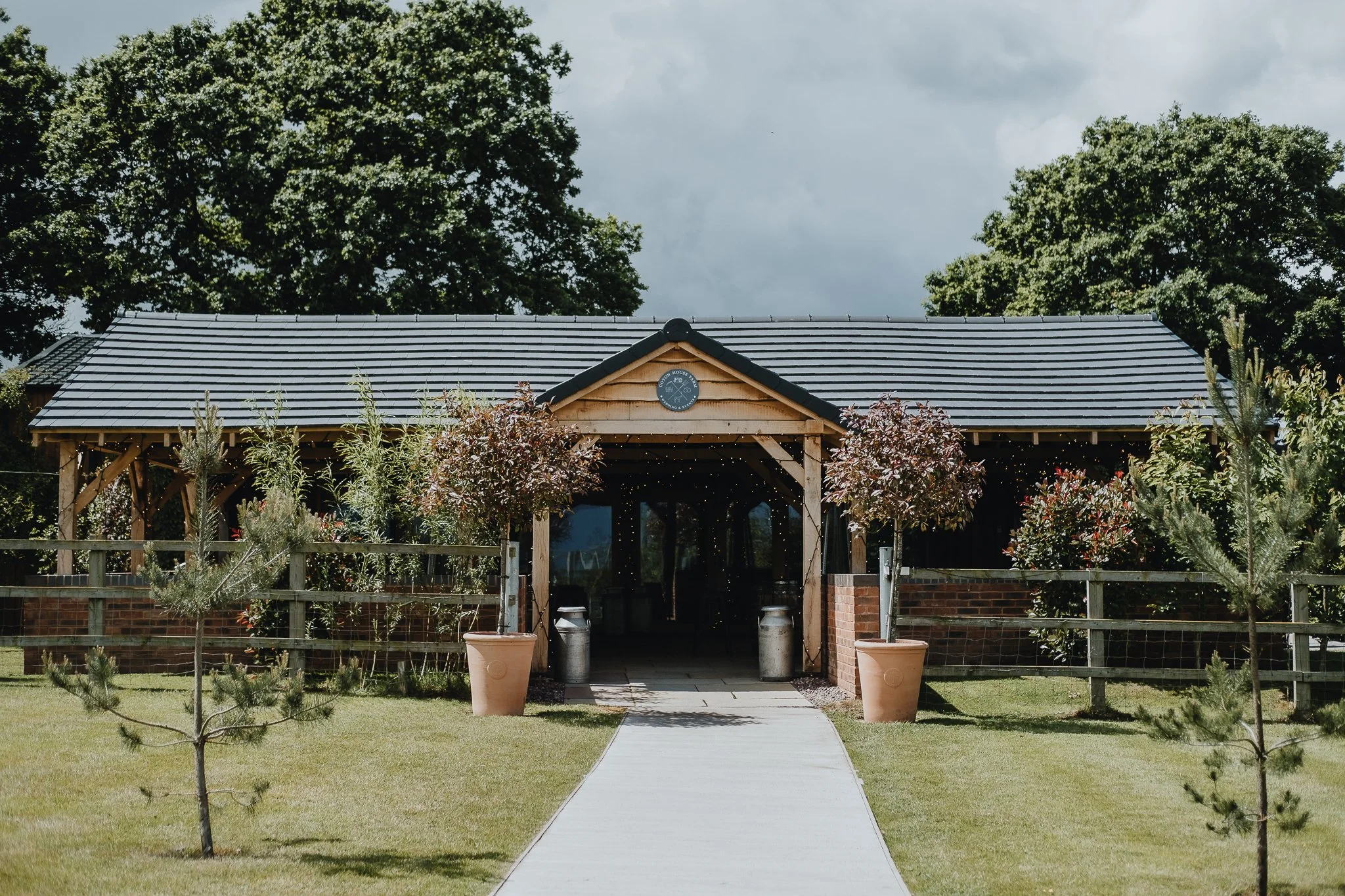Coton House Farm wedding barn near Lichfield Staffordshire