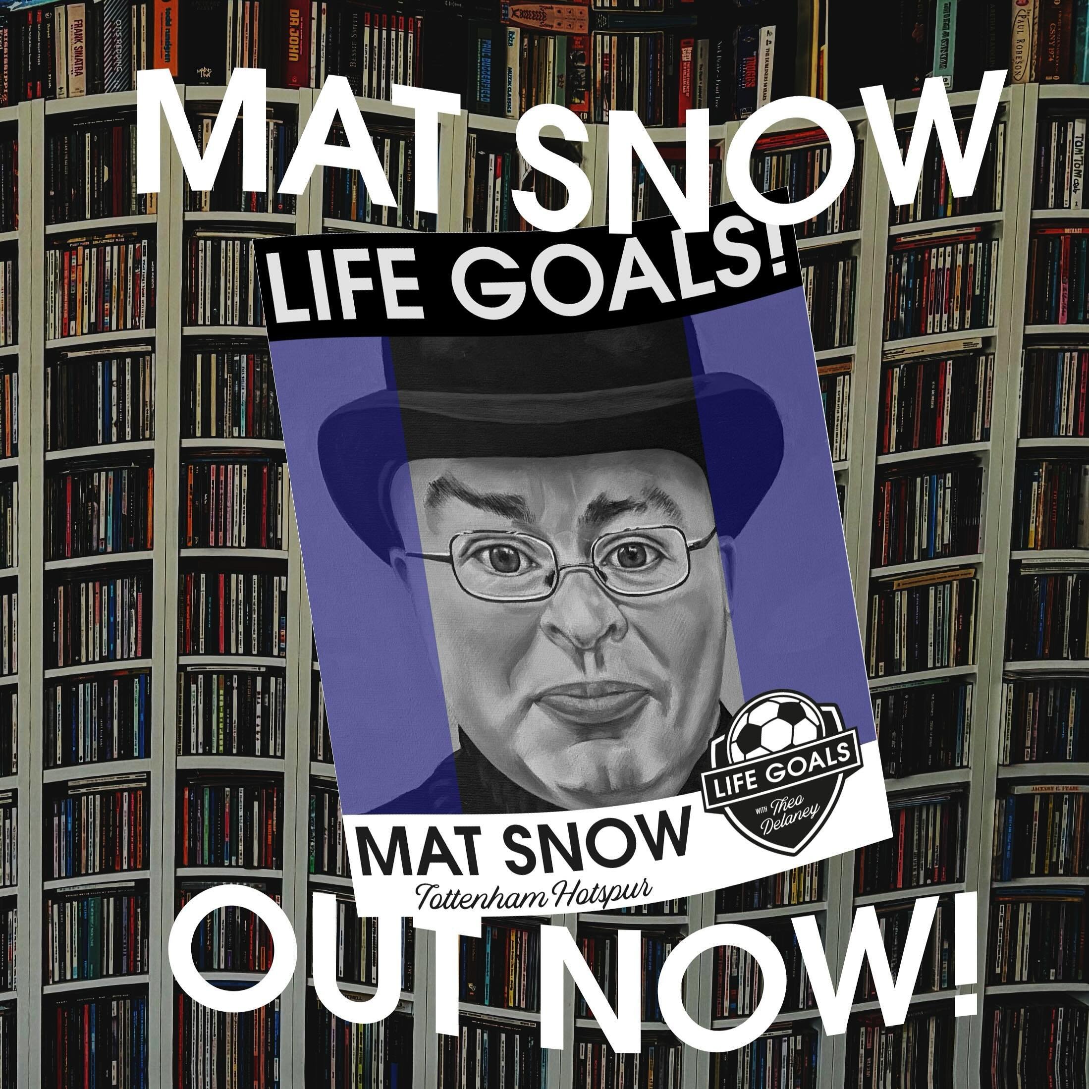 If you&rsquo;re football and music mad your dream job might be to edit @Mojo or @FourFourTwo. Now @mat.snow.impresario, who&rsquo;s done both, brings his unrivalled credentials to Life Goals and talks @theodelaney thru the goals and records of his li