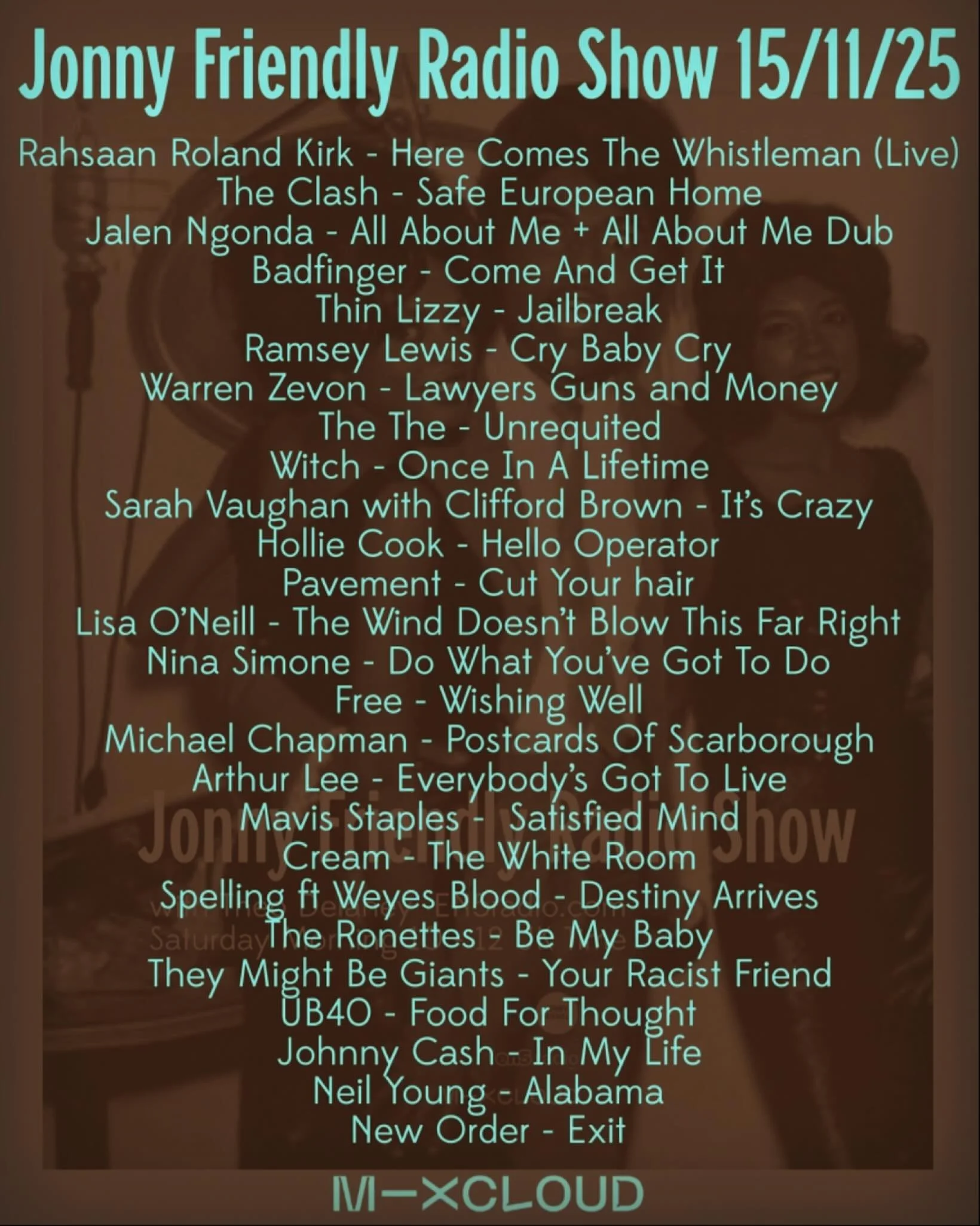The record&rsquo;s played on today&rsquo;s Jonny Friendly Radio Show, available on Mixcloud 📻🎶✌🏻❤️🕺🏻💃🏽
#americana #reggae #jazz #rock #countrymusic #funk #folk #soul #altcountry #rocknroll #AfroBeat #blues #swing #aor #northernsoul #yachtrock 