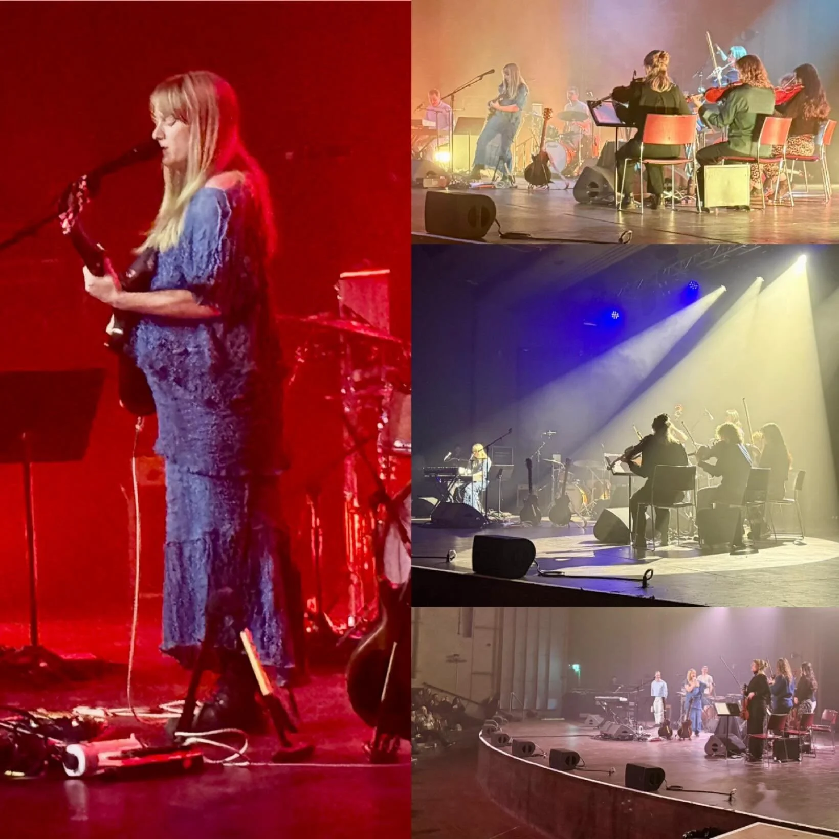 The brilliant and pregnant Tamara Lindeman - @theweatherstation - at @earthackney last night; with strings! #efgjazzfestival #efglondonjazzfestival