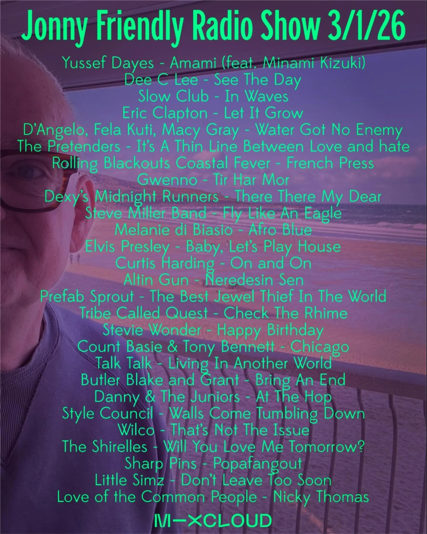 First JFRS of 2026. It&rsquo;s on #mixcloud. Thanks for listening. 
#americana #soul #jazz #rock