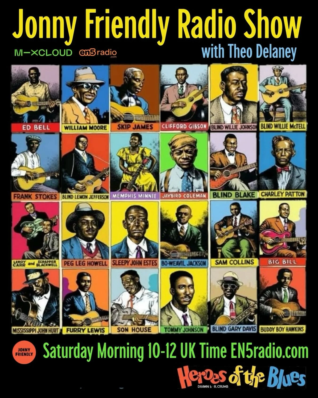 🎶&ldquo;&hellip;Everybody is on their knees 
Except the Russians and the Chinese&hellip;&rdquo;🎶

📻en5radio.com
⏰ Saturday 1000-1200 UK Time
@jonnyfriendlyradioshow with @theodelaney
#mixcloud

#americana #reggae #jazz #rock countrymusic funk folk