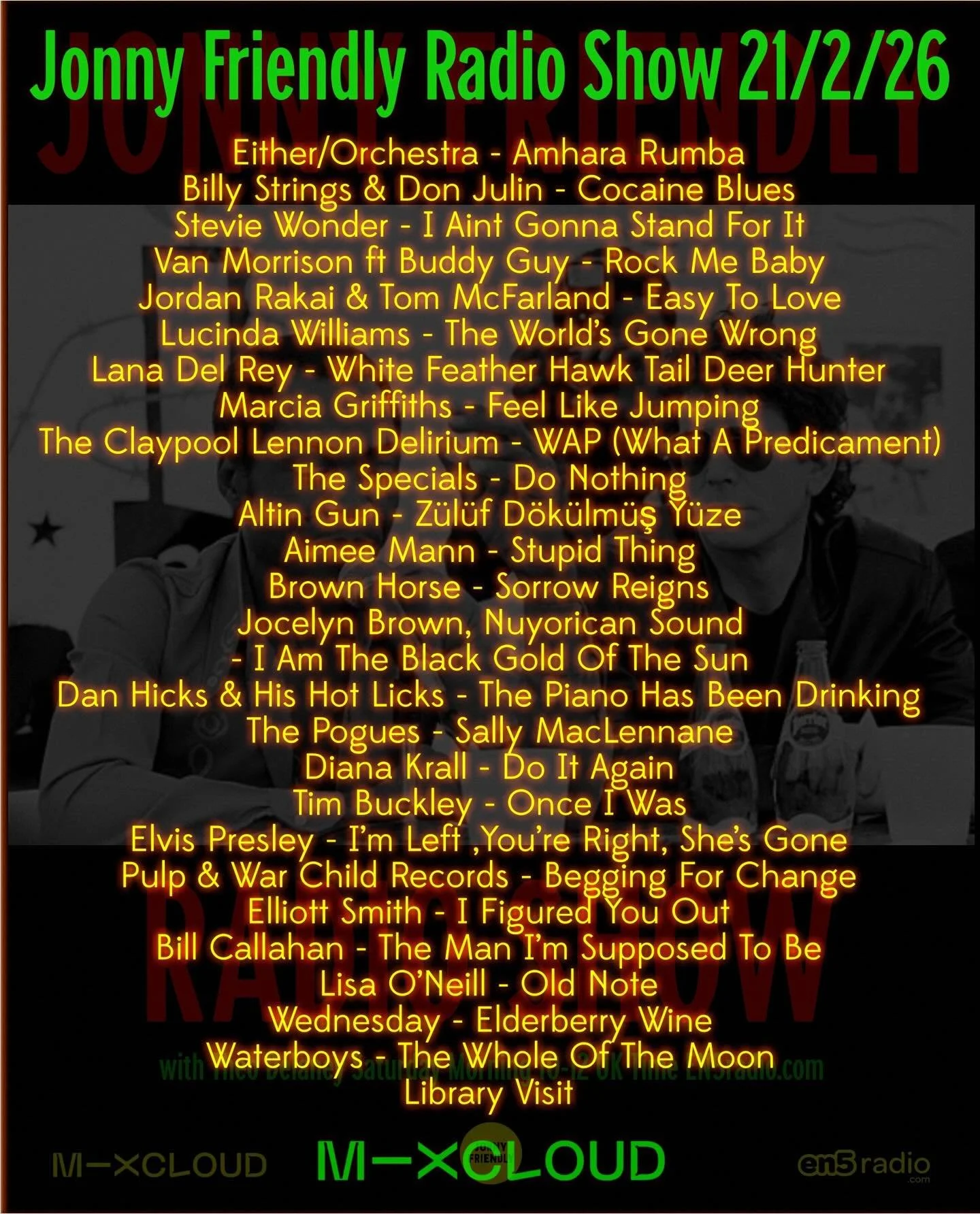 Today&rsquo;s show - it&rsquo;s on #mixcloud