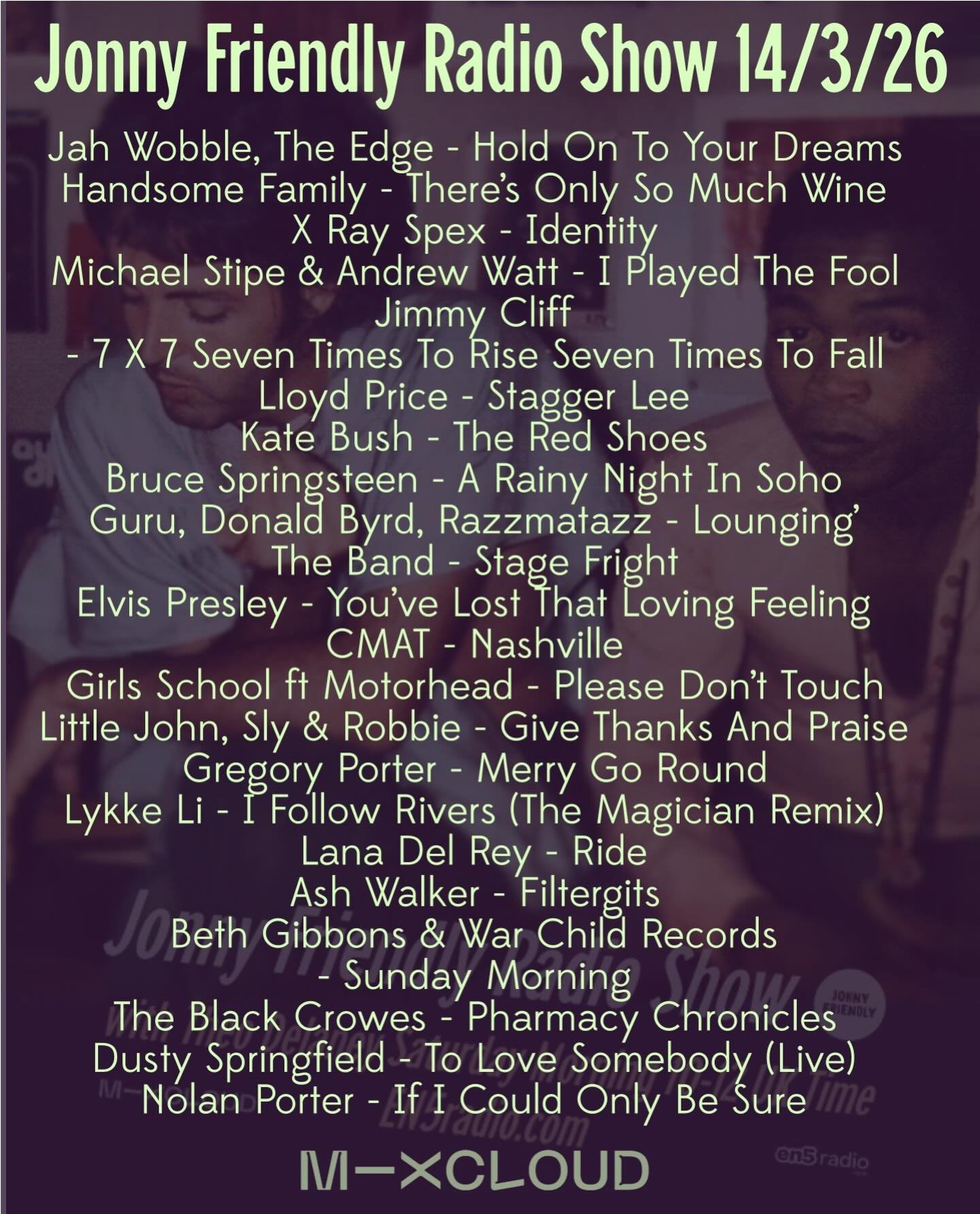 Today&rsquo;s show - it&rsquo;s on Mixcloud 🕺🏻✌🏻❤️🫡