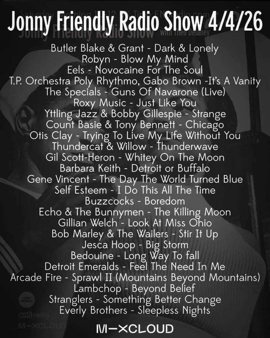 Today&rsquo;s JFRS all written down. It&rsquo;s on #mixcloud. ✌🏻❤️