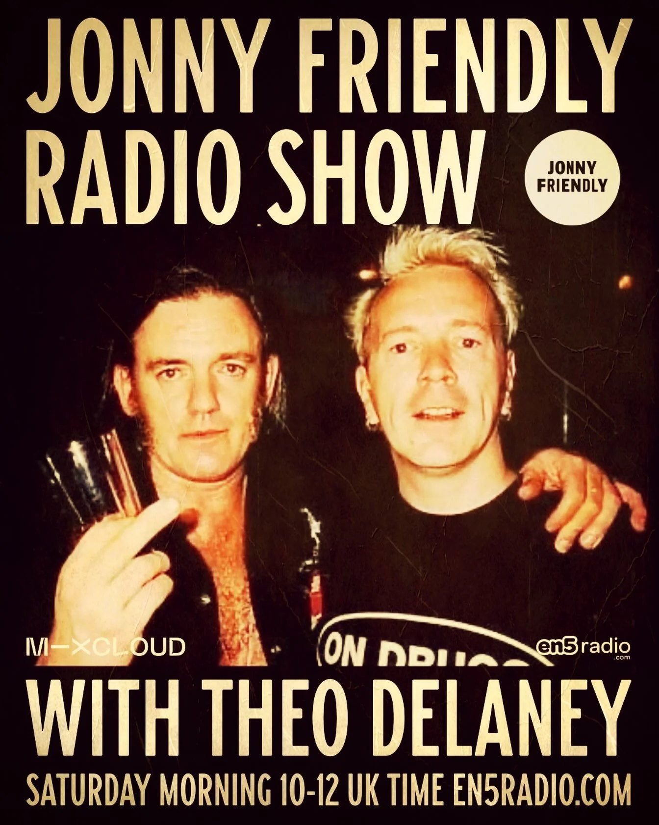 🎶&ldquo;&hellip; Always the cowboy, never the cow&hellip;&rdquo;🎶

Saturday 
🕙🕛1000-1200 London Time
EN5RADIO.COM

MIXCLOUD

@theodelaney @jonnyfriendlyradioshow