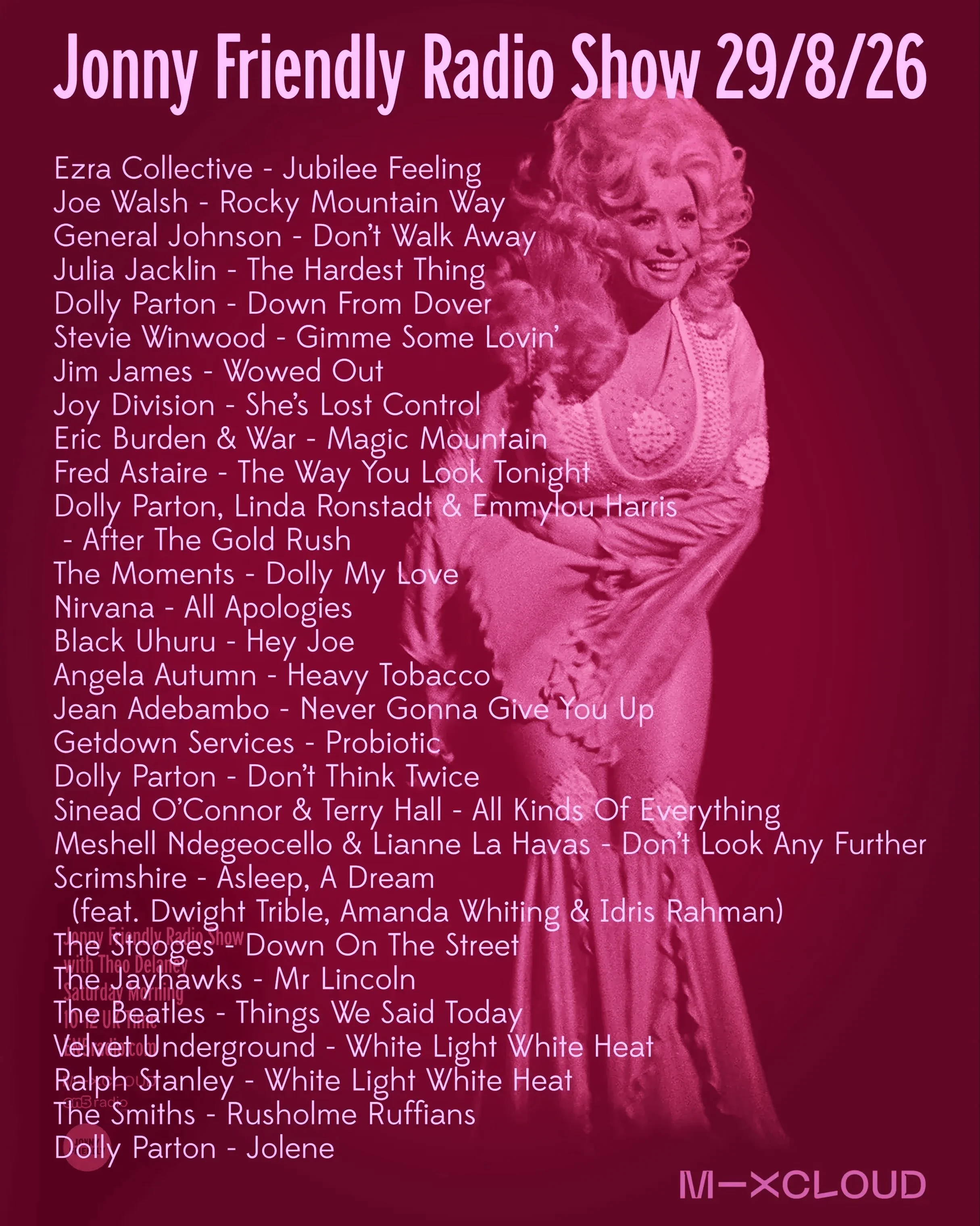 Today&rsquo;s JFRS - it&rsquo;s on Mixcloud ✌🏻❤️🎶