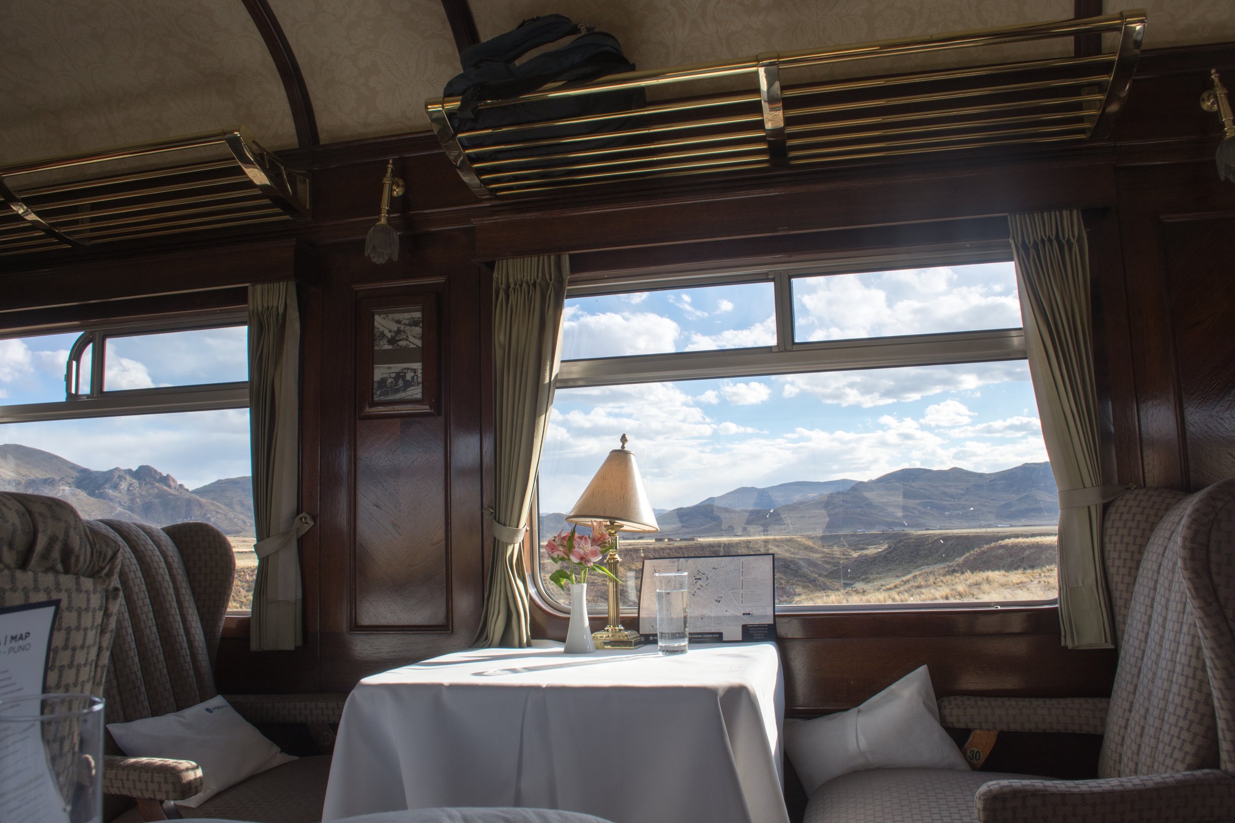 Dining Car on Train