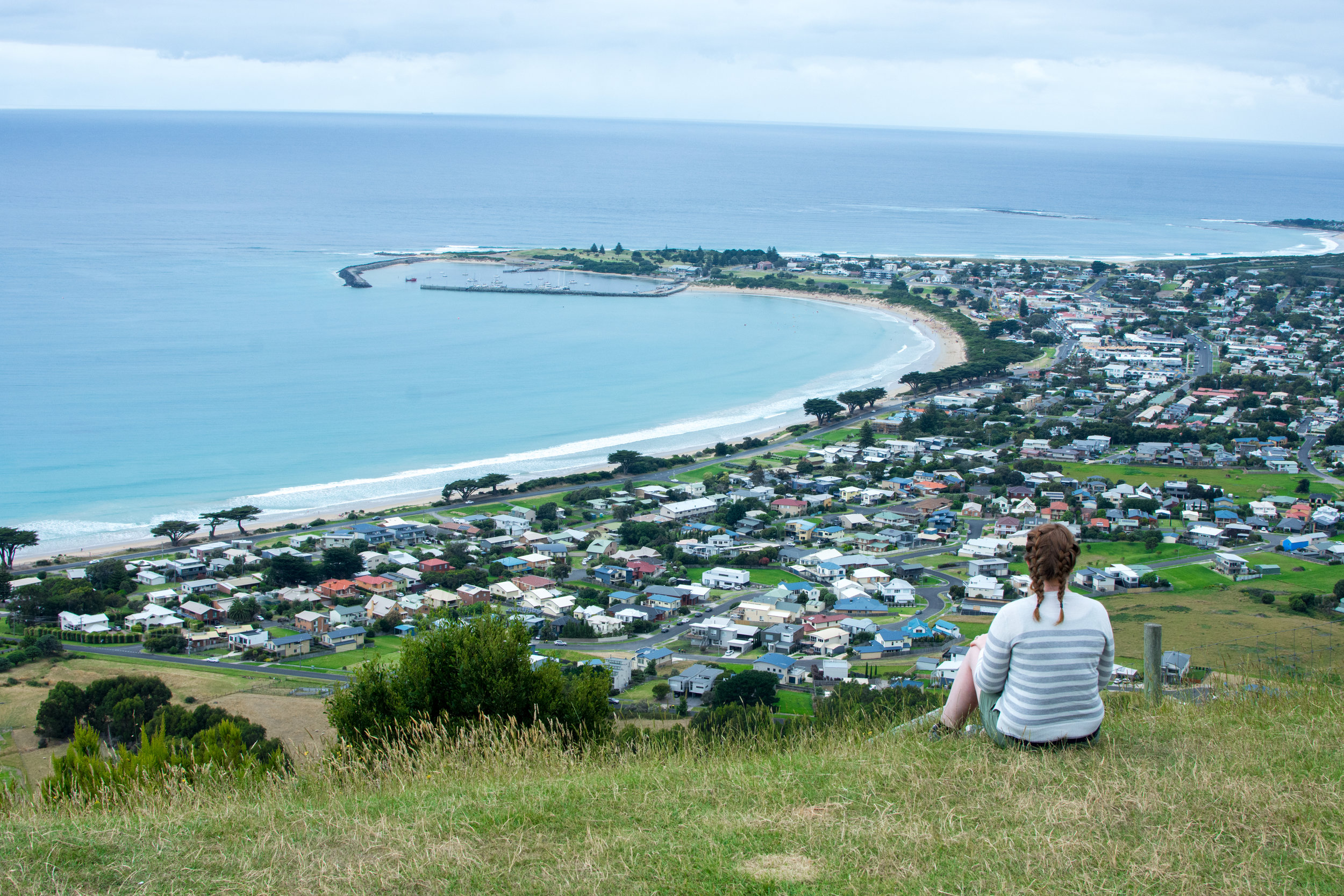 Overlooking Apollo Bay on the Great Ocean Road – Australia