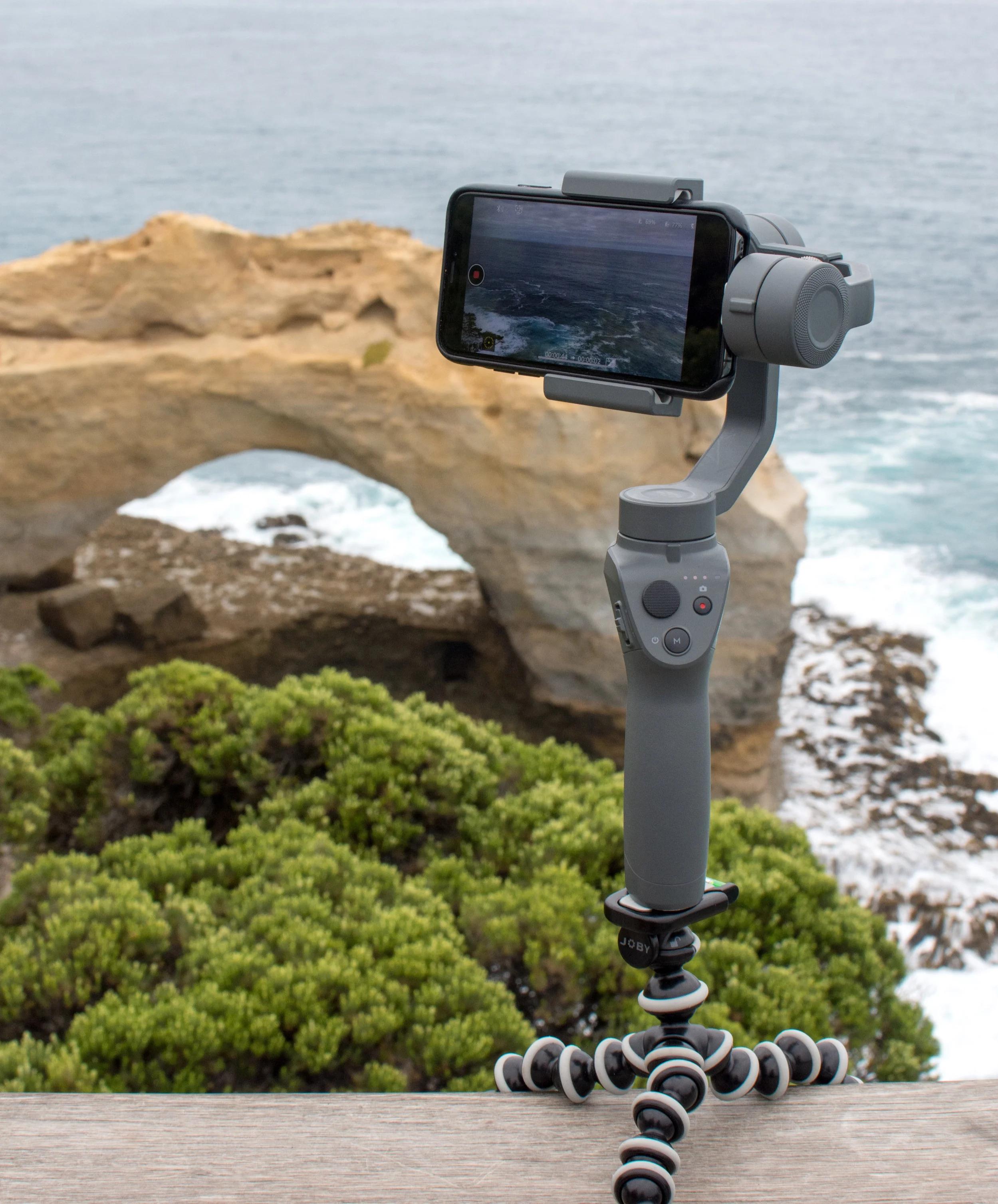 DJI Osmo Mobile 2 on the Great Ocean Road, Australia