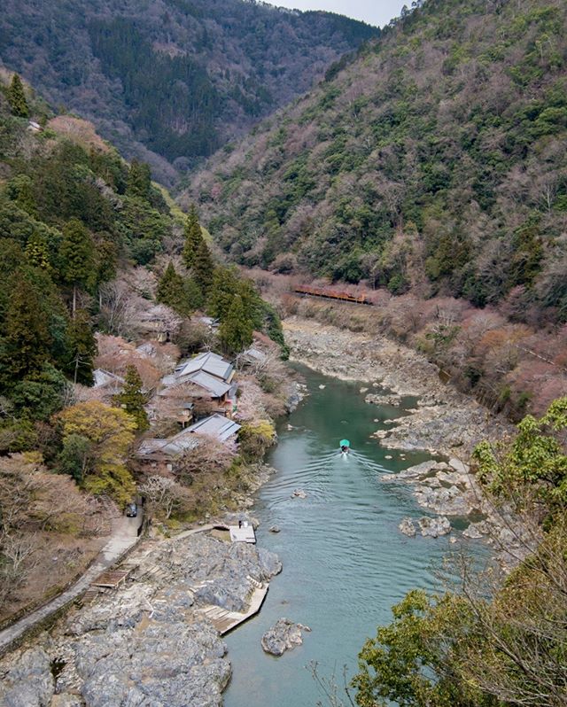 📍Arashiyama, Kyoto, Japan⠀⠀⠀⠀⠀⠀⠀⠀⠀
__⠀⠀⠀⠀⠀⠀⠀⠀⠀
#kyoto #arashiyama #japan #japanese #japanriver #katsurariver #bamboogrove #asia #cherryblossom #saganotrain #sagano #ahappypassport #train #romantictrain #saganotrokko #kyotojapan #scenicview #travelth