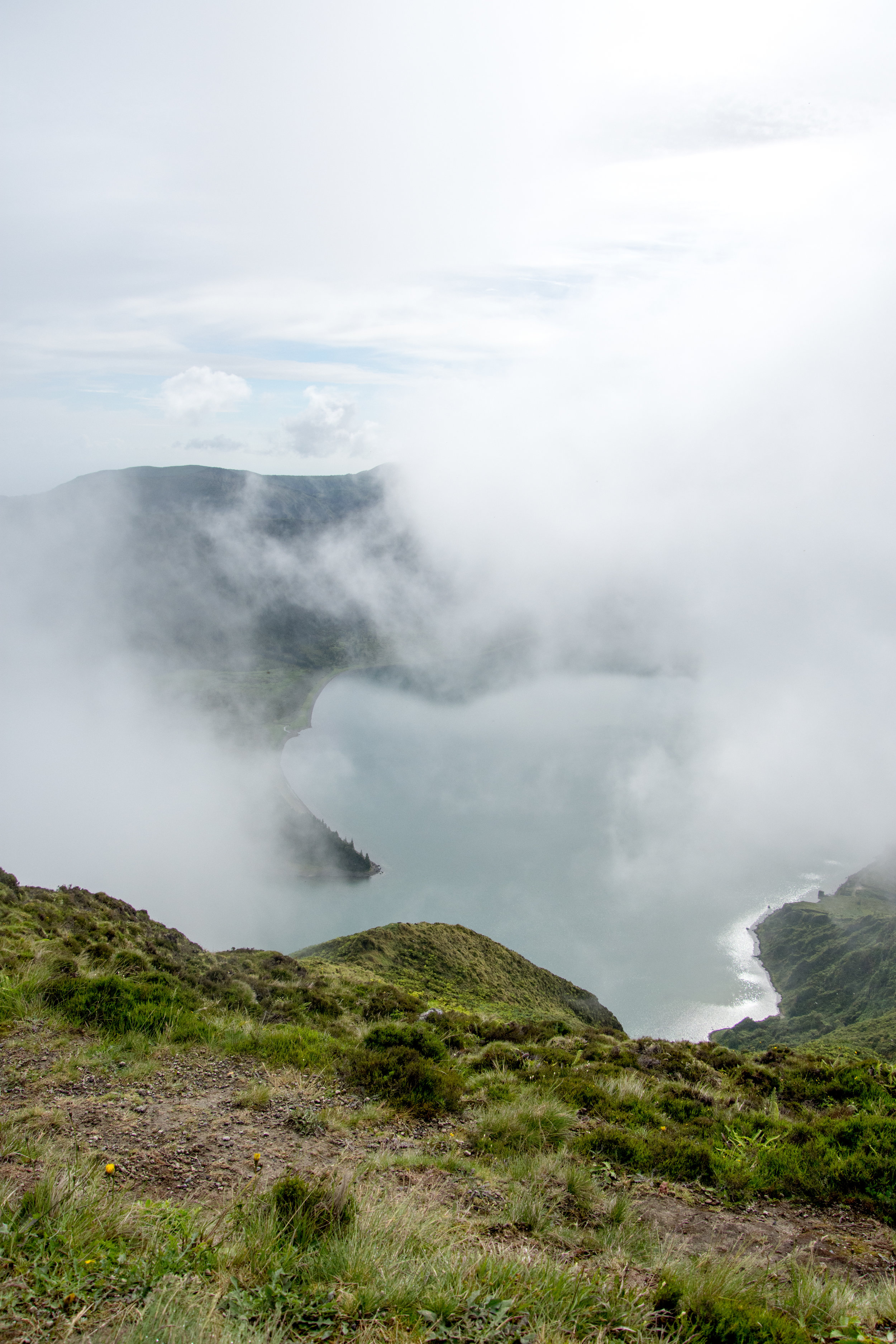 View of Lagoa do Fogo from Pico da Barrosa – São Miguel Island