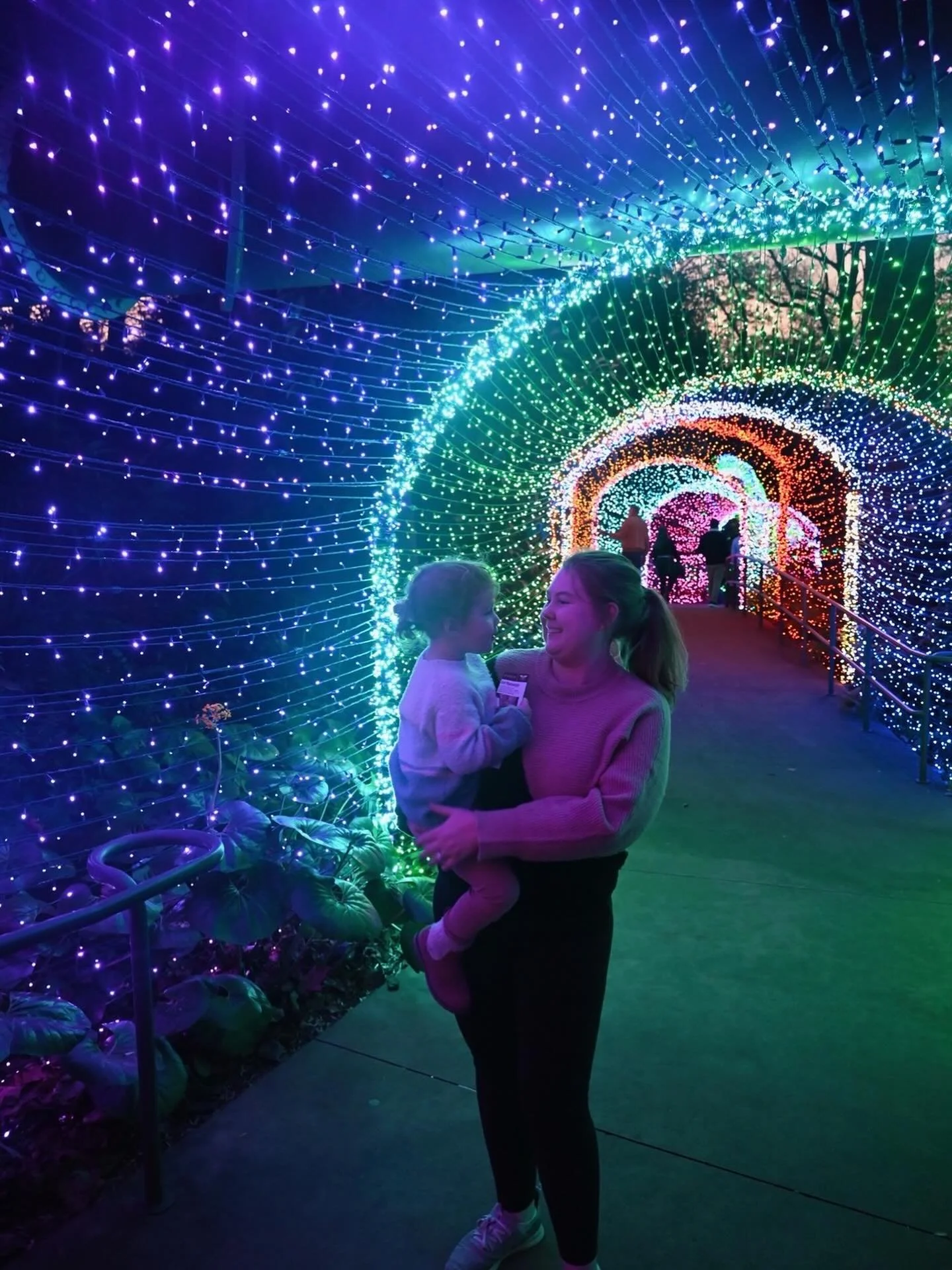 📍Atlanta Botanical Garden, Georgia, USA
Just a couple more weeks till gardens and zoo everywhere are filled with millions of lights.  Even if your own home still has fall decorations up, it is often worth visiting these popular holiday light display