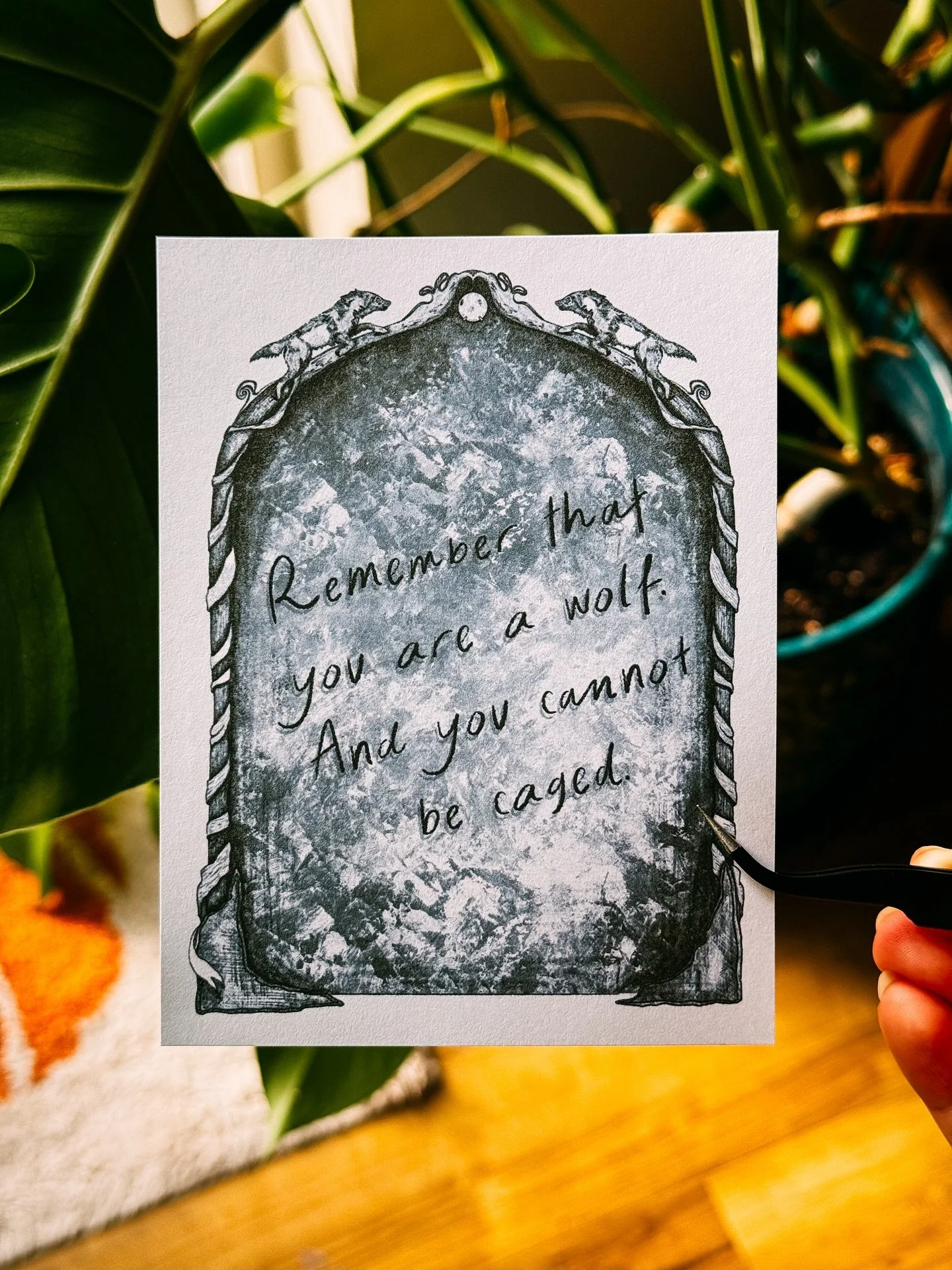 NEW MINI PRINTS

these are the first two pieces in my gentle reminders collection. my goal with this collection to cultivate little joys and remind everyone that you&rsquo;re doing great. this world feels crazier and crazier everyday so we have to pr