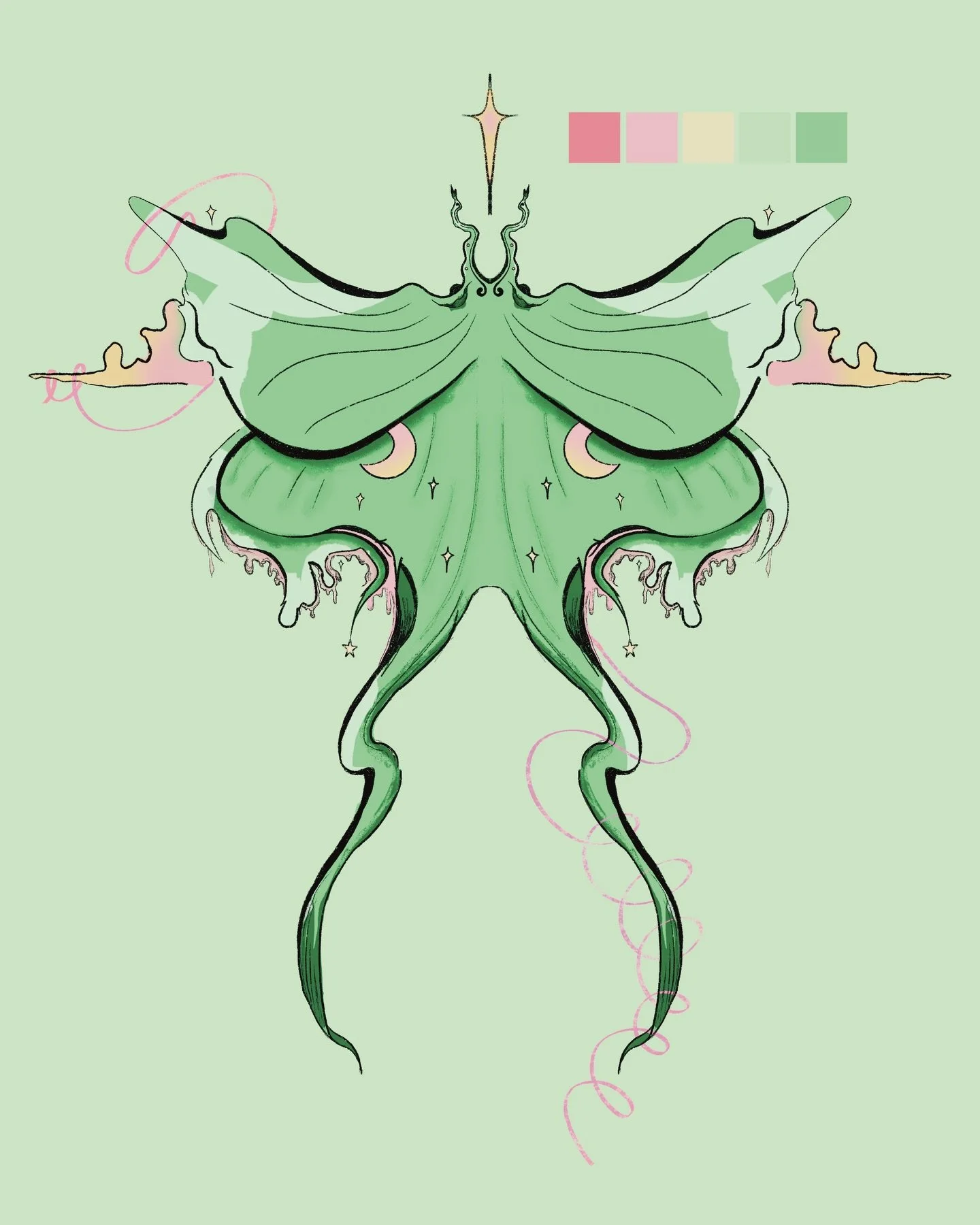 🦋🌿🍄🌜🌈☁️