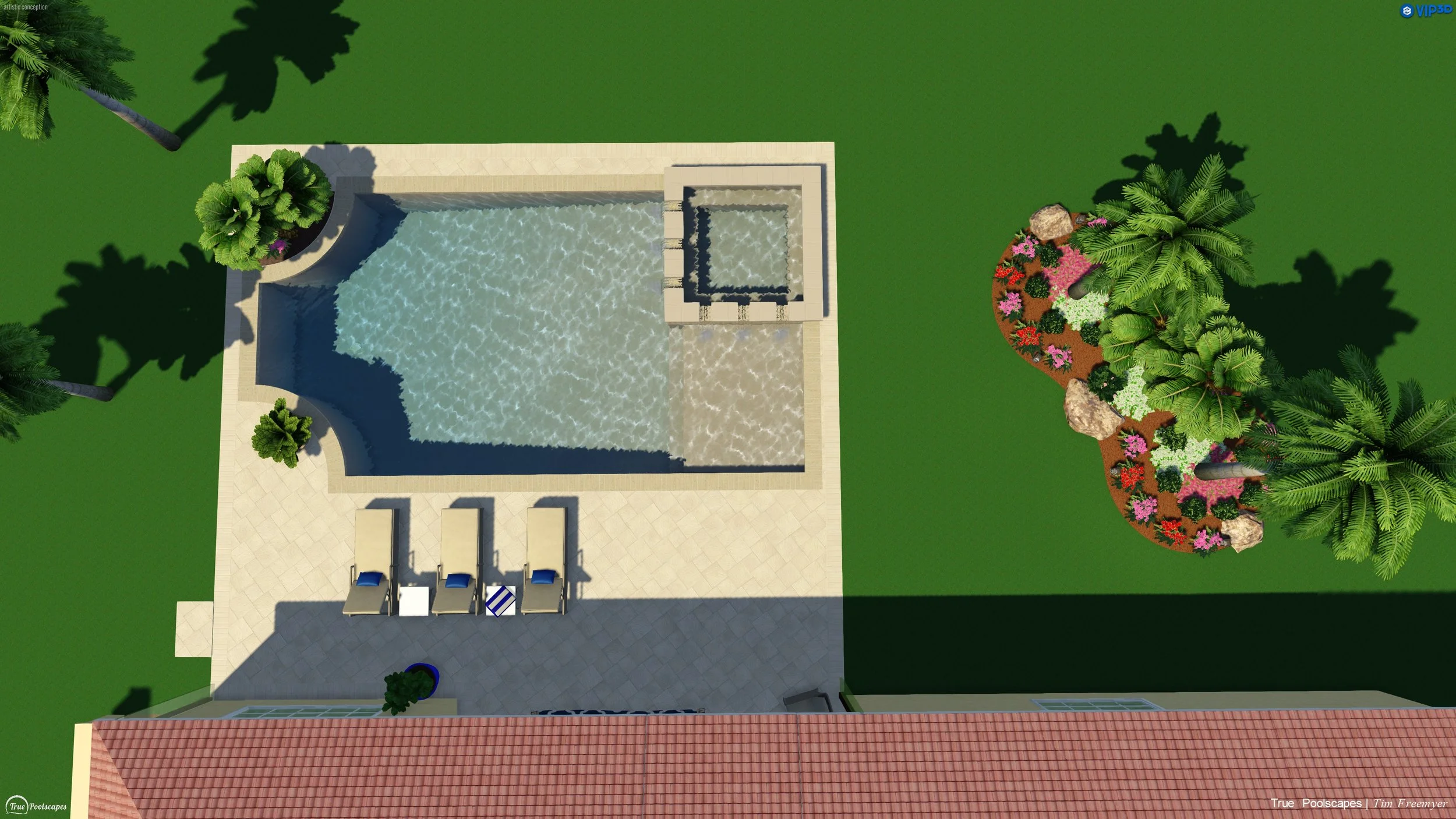 Sample geometric pool
