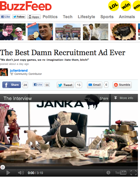 the best damn recruitment ad ever