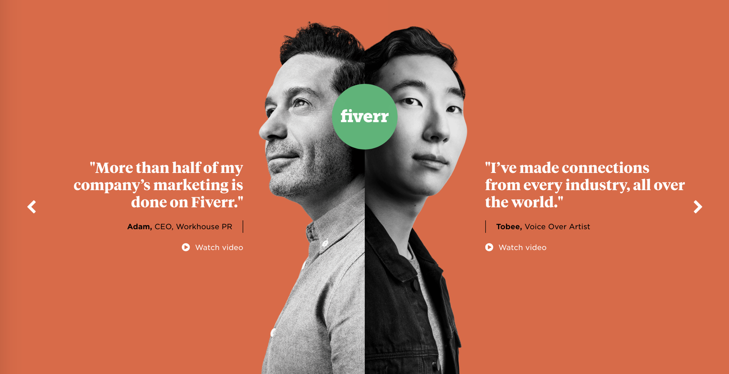 Fiver campaign website banner