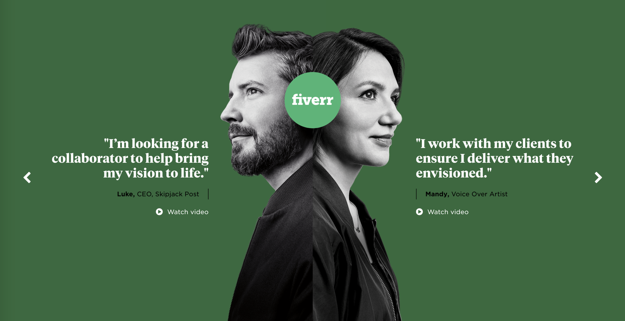 Fiver campaign website banner