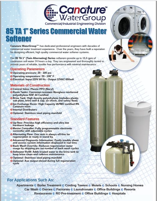 85TA - Novo Water Conditioning Products