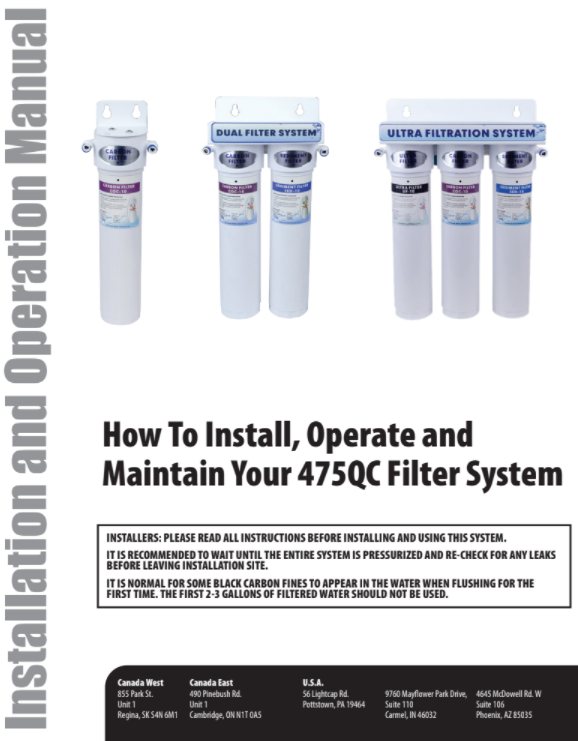 BRAFCO Water filter stage ( 1, 2, 3 ) - BRAFCO for the best water products  and home appliances