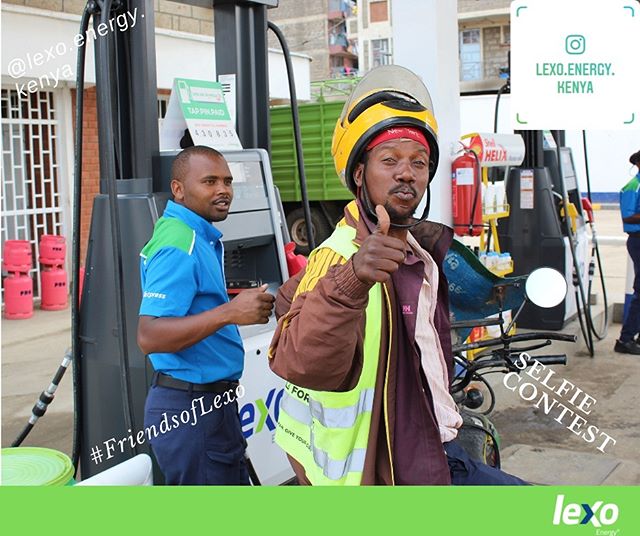 JOIN THE SELFIE CONTEST:
Take a Selfie with a Lexo employee @ any Lexo station. 
1. Upload selfie on Instagram and tag: @lexo.energy.kenya #friendsoflexo
2. Like the official Instagram page of @lexo.energy.kenya 
3. Selfie with most likes will win fu