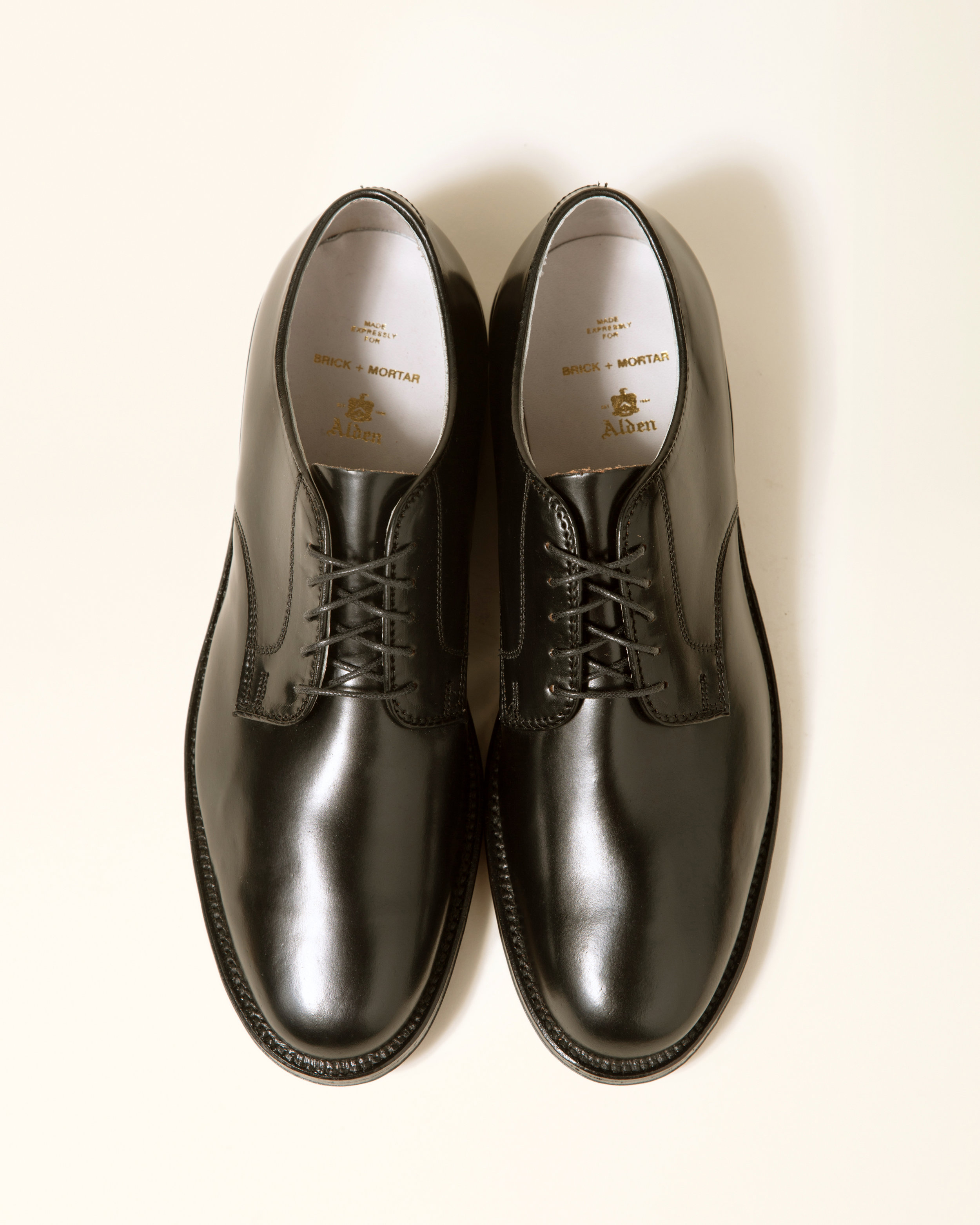 black cordovan shoes