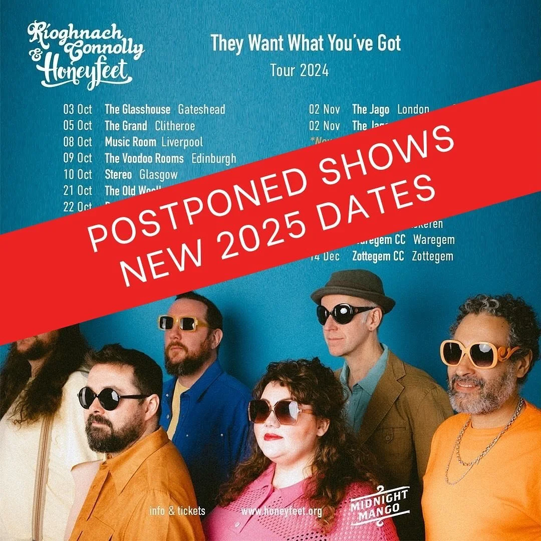 We’re really sorry to announce that, due to a family illness, we need to reschedule our shows in London, Brighton, Southampton and Leamington Spa.
We kindly ask for your understanding at this time – we truly apologise for any disappointm