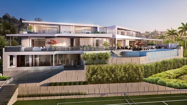 A beautiful exterior rendering of a modern Bel Air residence we designed.

#luxury #luxuryresidential #interiors #design #interiordesign #architecture #belair