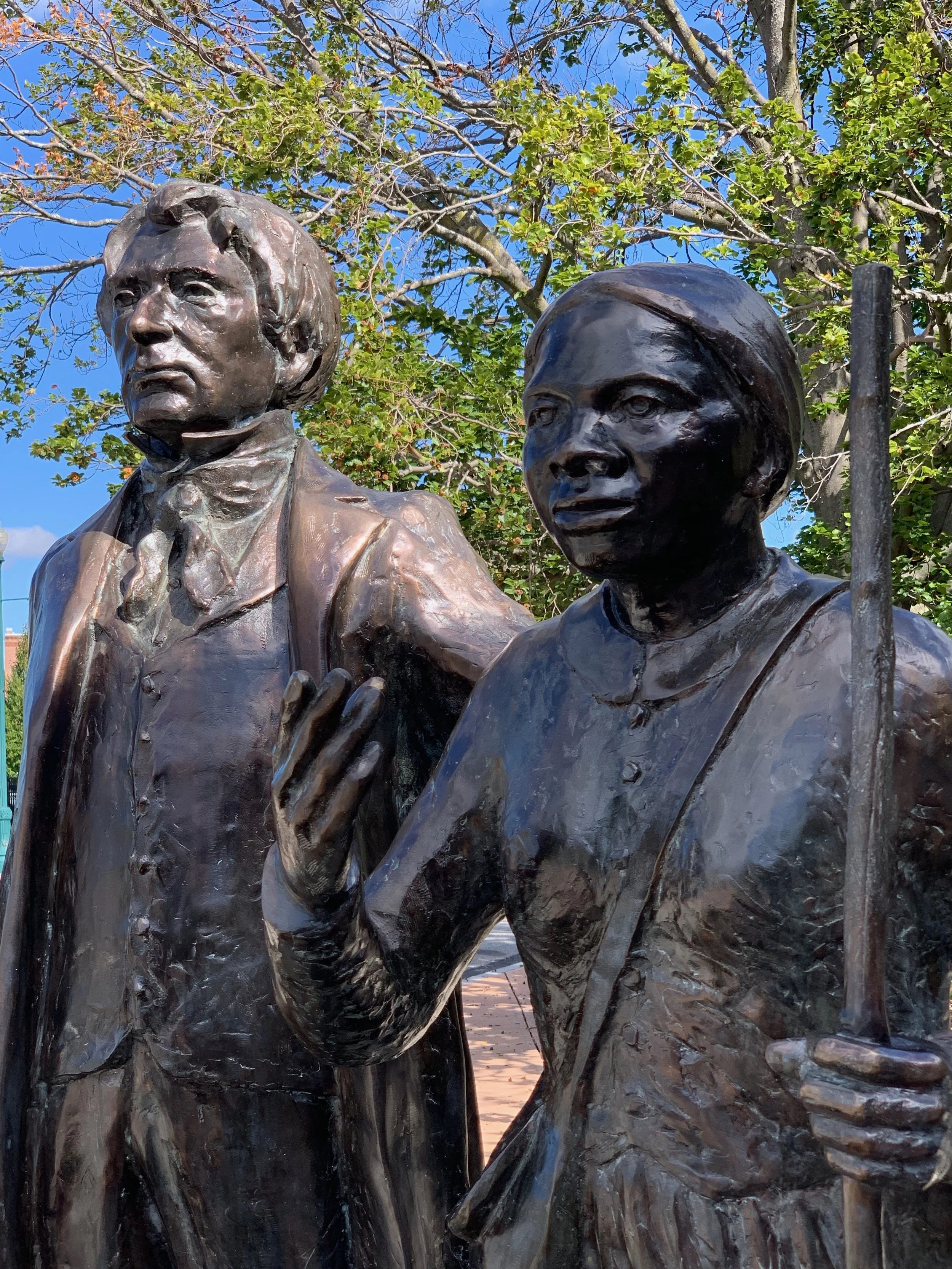 NY State Network to Freedom: William Seward and Harriet Tubman Statue, Schenectady