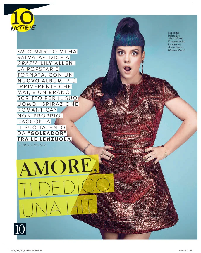 Grazia: Lily Allen interview