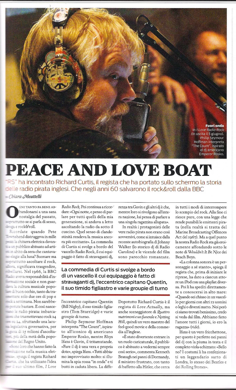 Rolling Stone magazine: Richard Curtis interview
