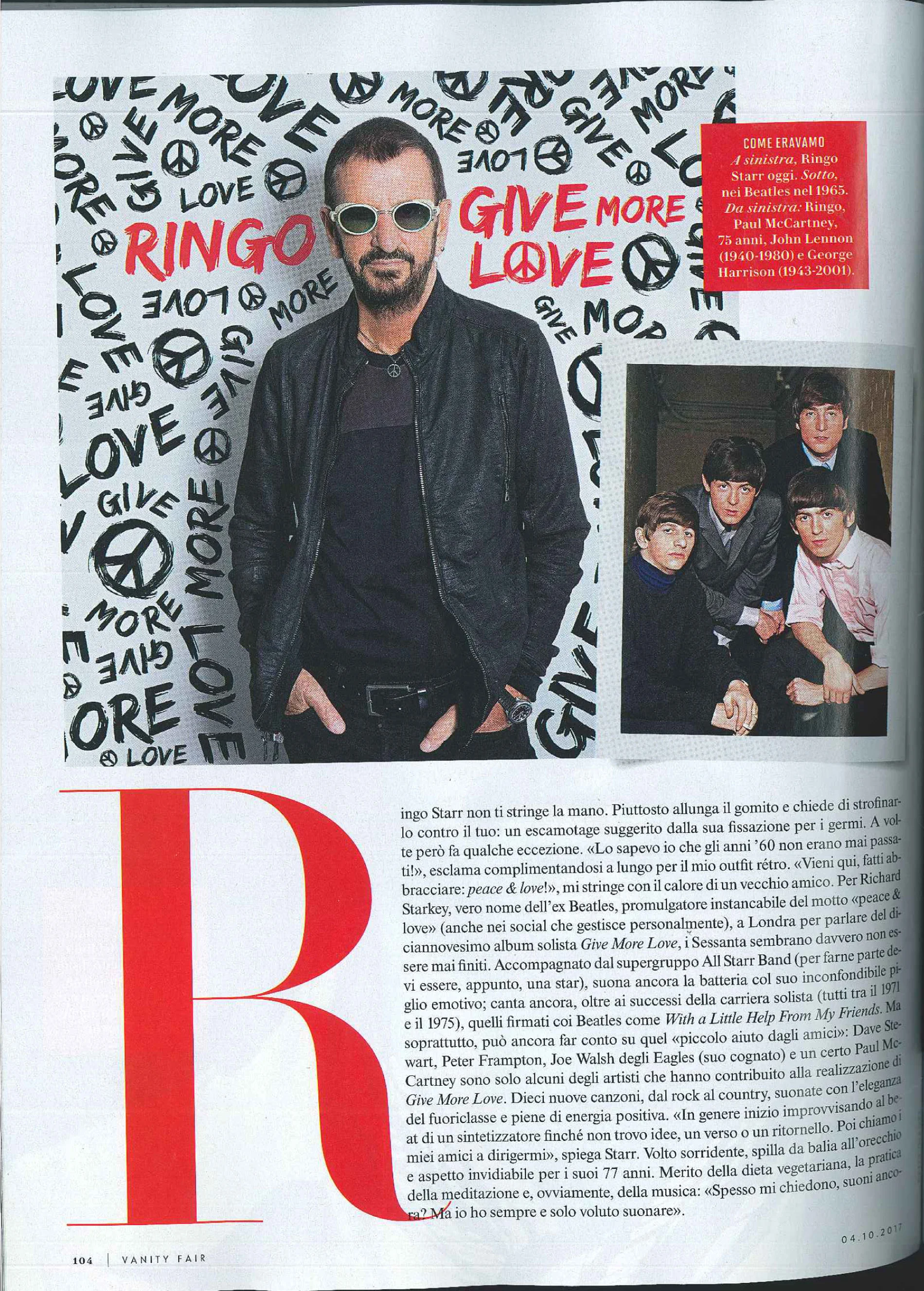 Vanity Fair: Ringo Starr interview