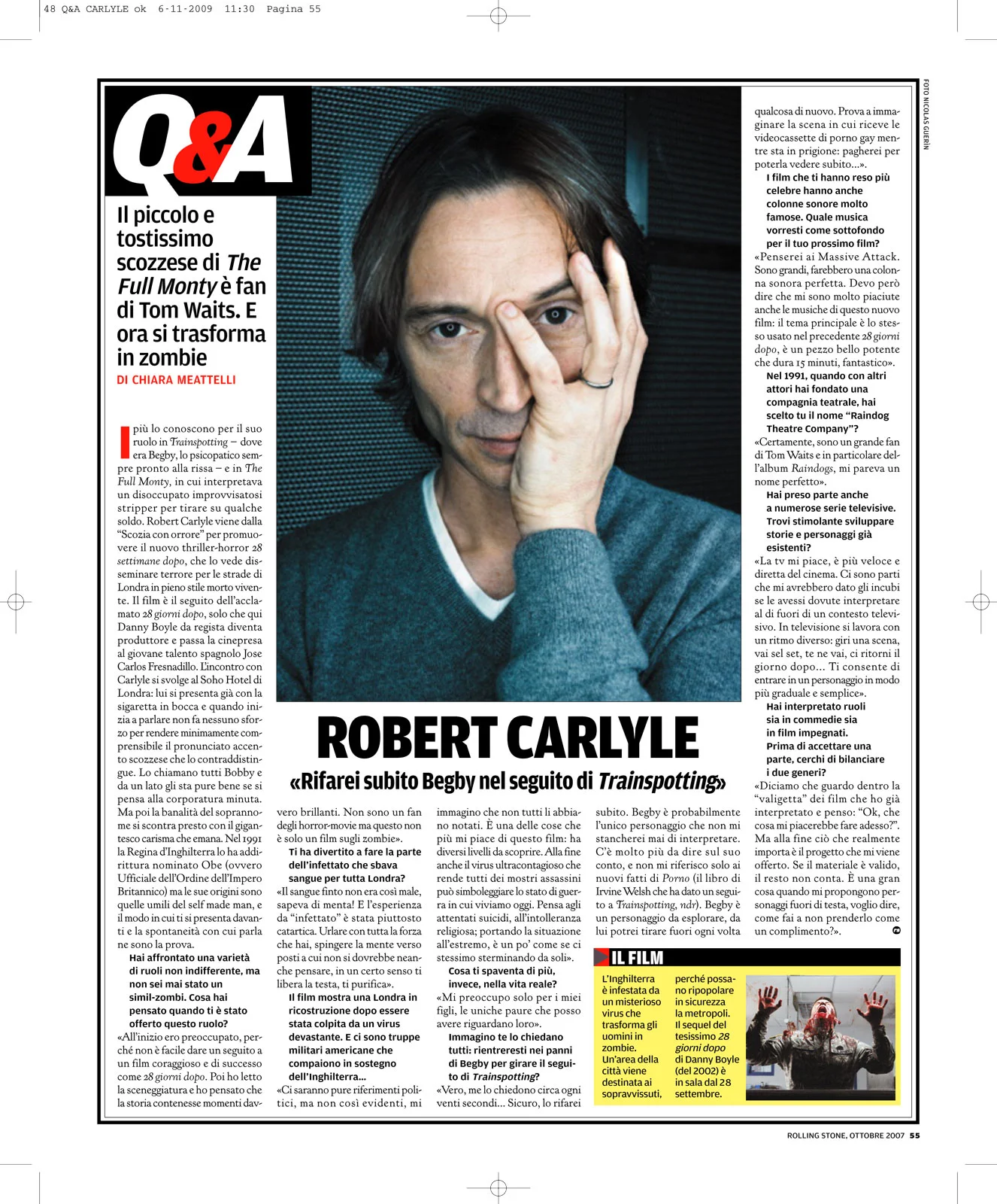 Rolling Stone: Robert Carlyle interview