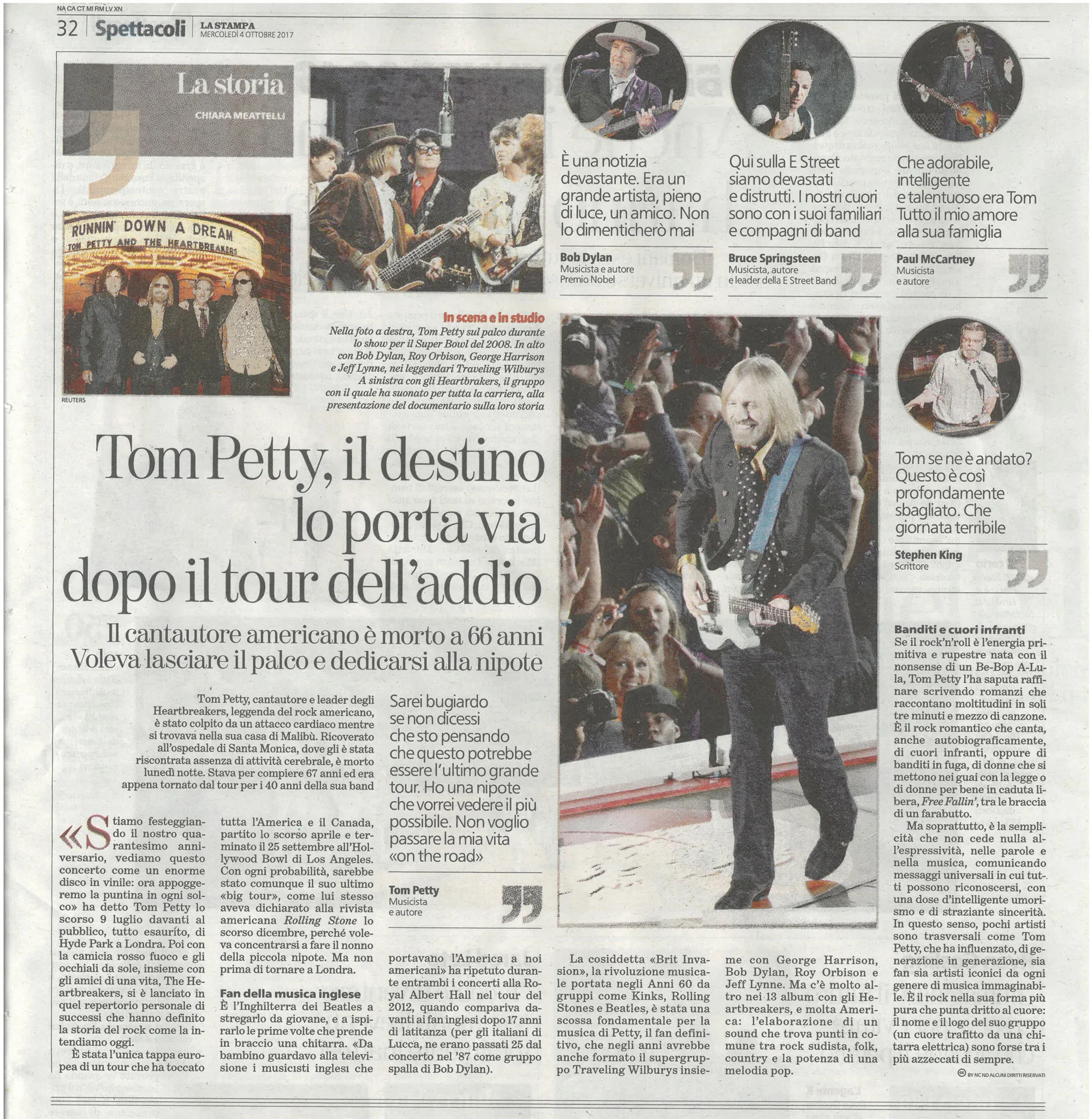 La Stampa: Tom Petty