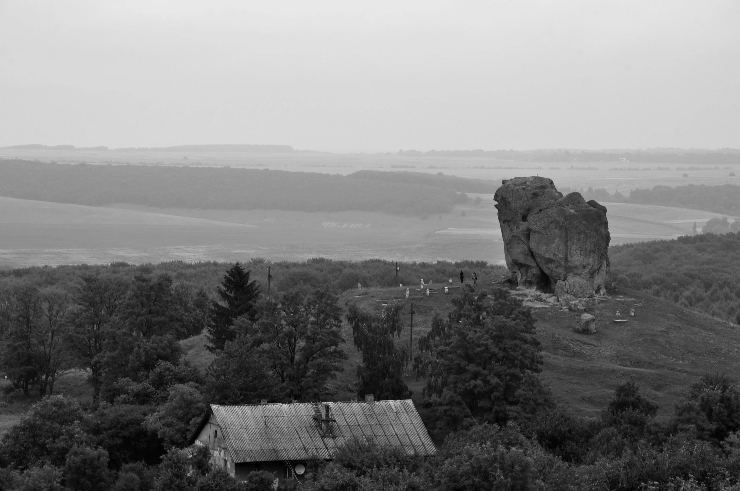 A view of the Devil's Rock in Podkamien. Photo by the Sarid Family, circa 2011.