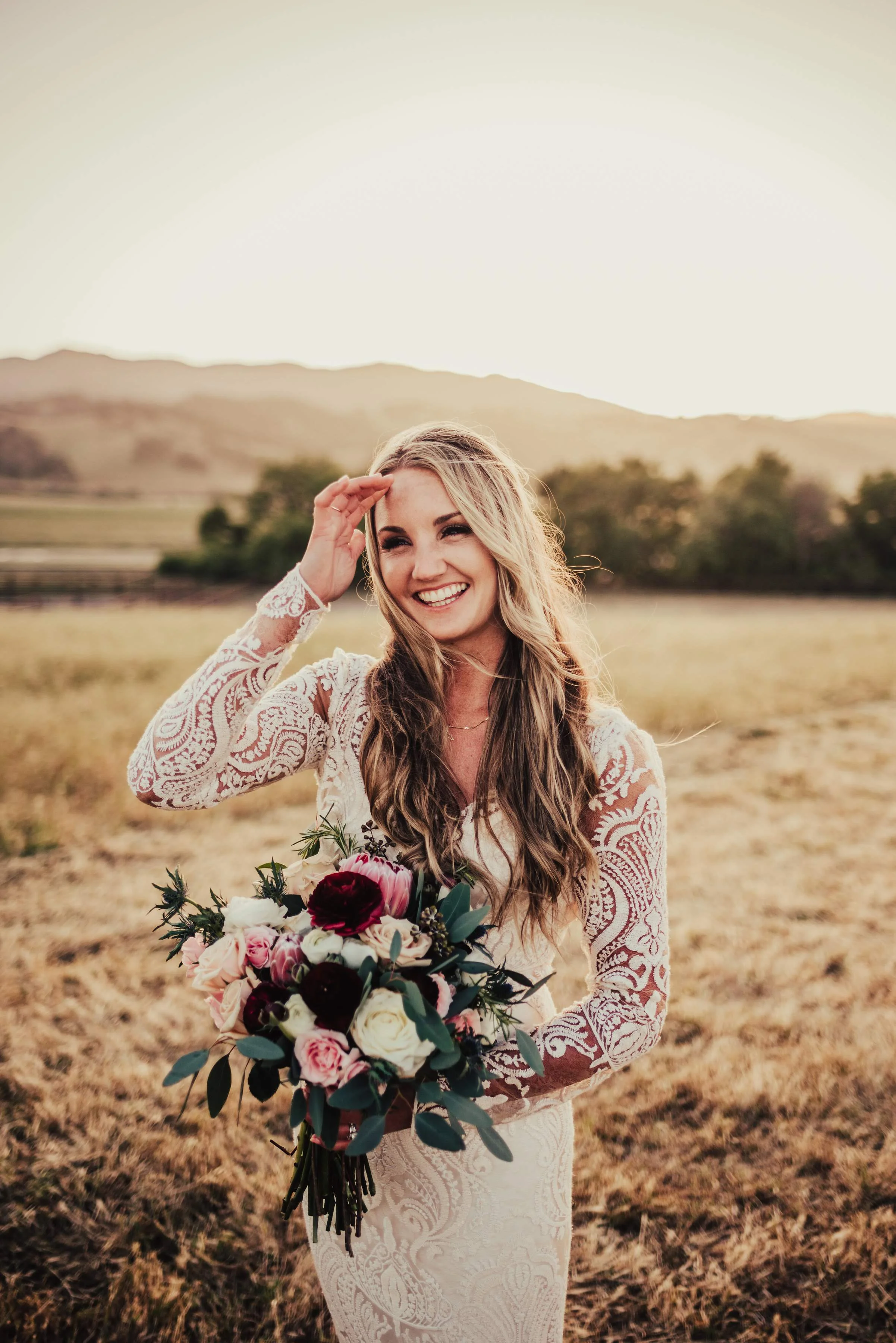 Real Bride Kelley in Tara Lauren — Moondance Bridal